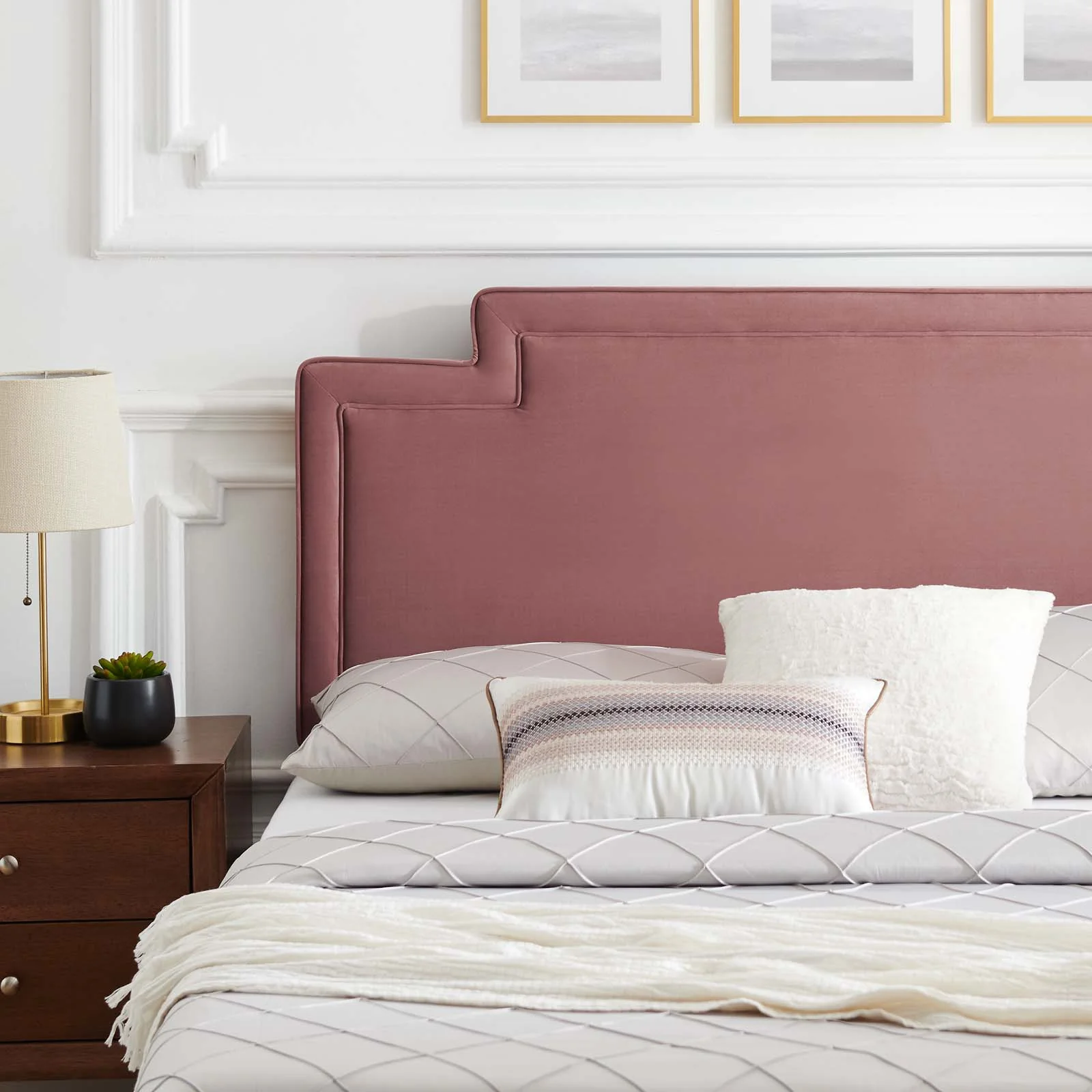 Liva Performance Velvet Queen Bed By Modway - MOD-6826 - Image 14