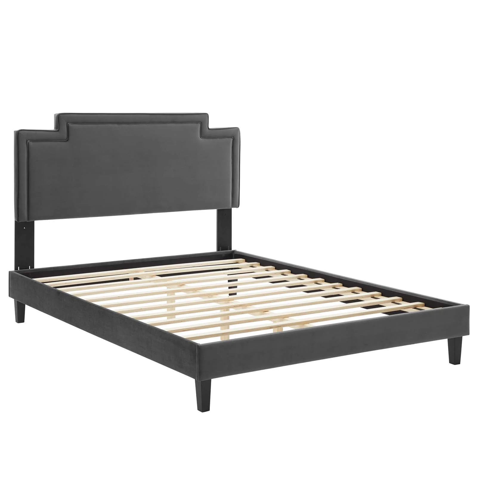 Liva Performance Velvet Queen Bed By Modway - MOD-6831 - Image 5
