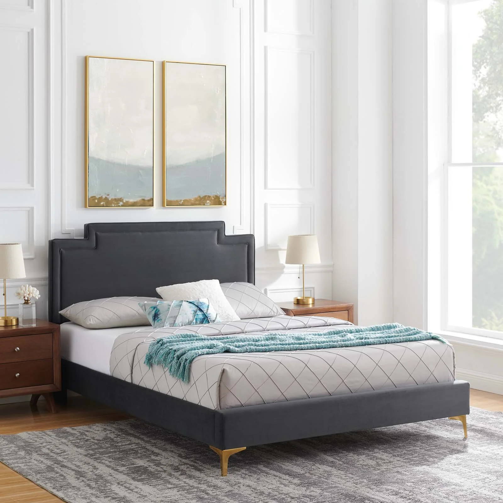 Liva Performance Velvet Twin Bed By Modway - MOD-6791 - Image 4