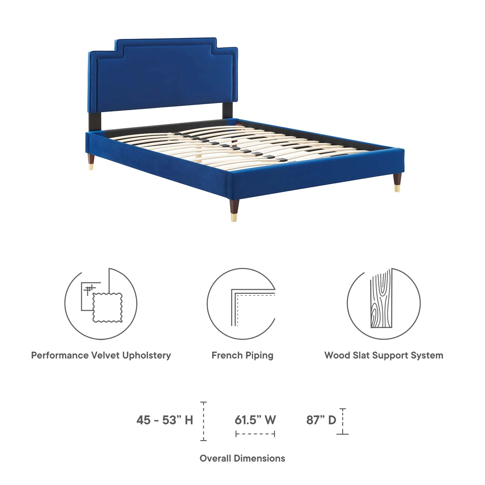 Liva Performance Velvet Twin Bed By Modway - MOD-6796 - Image 32
