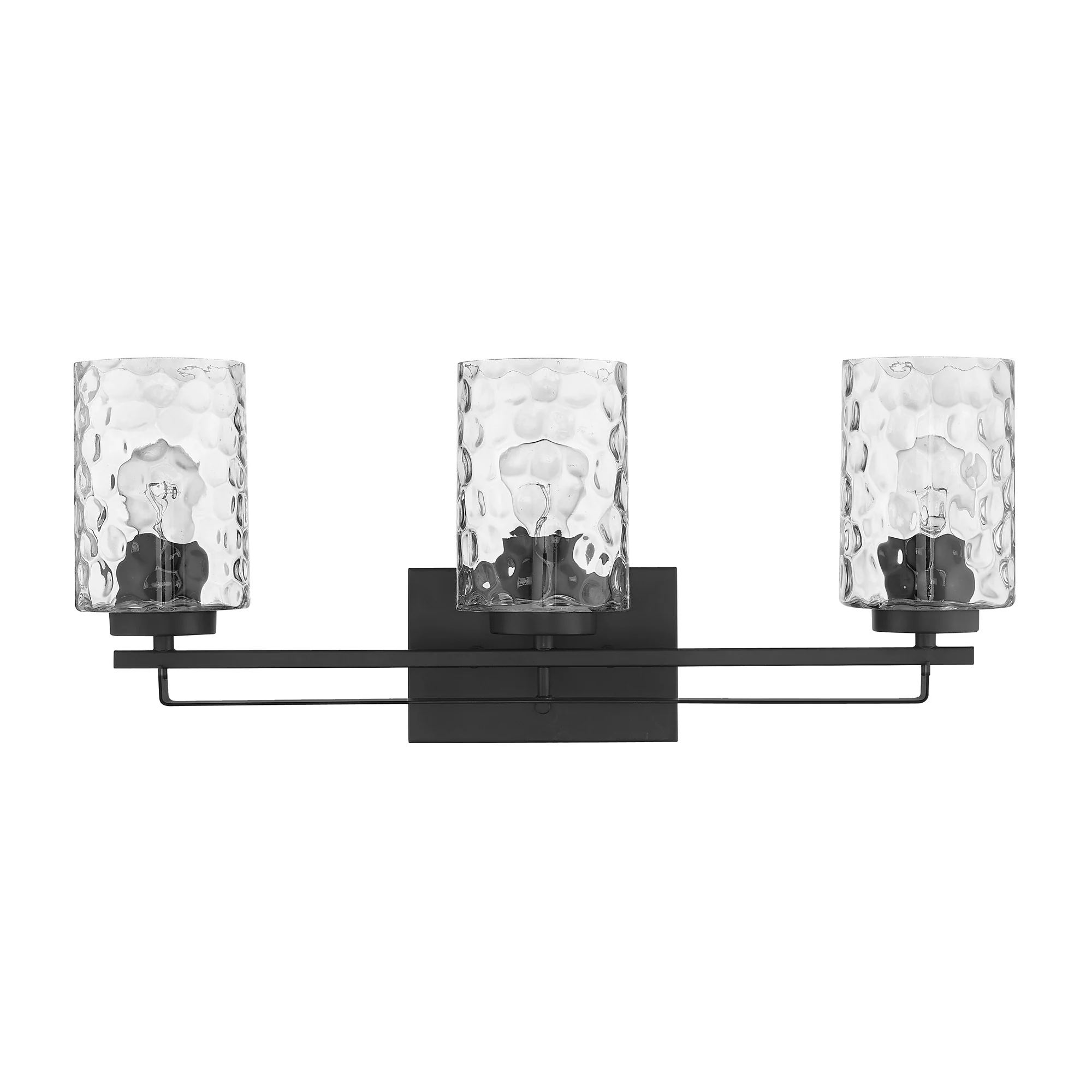 Livvy 3-Light Matte Black Vanity By Homeroots - Image 3