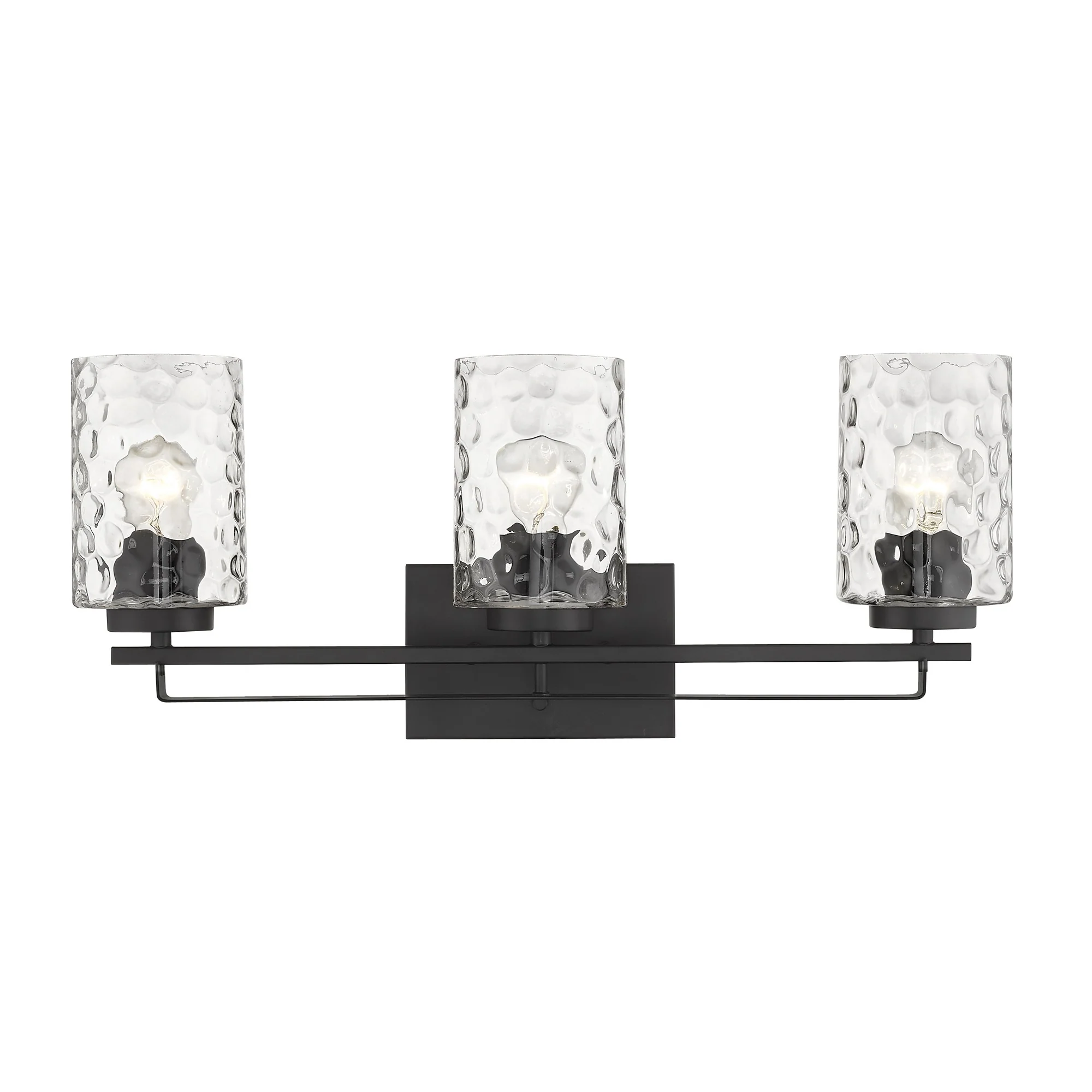 Livvy 3-Light Matte Black Vanity By Homeroots - Image 4