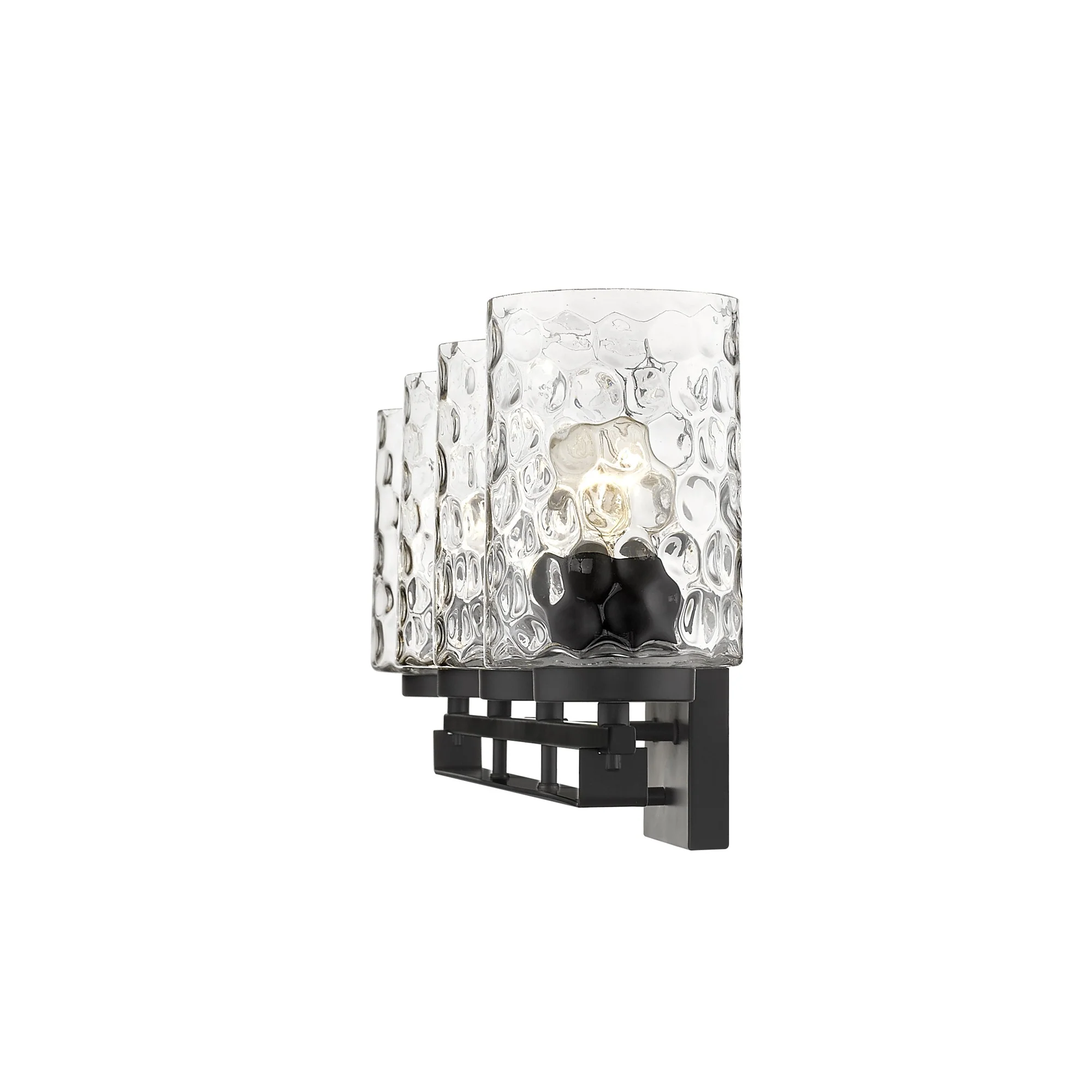 Livvy 4-Light Matte Black Vanity By Homeroots - Image 5