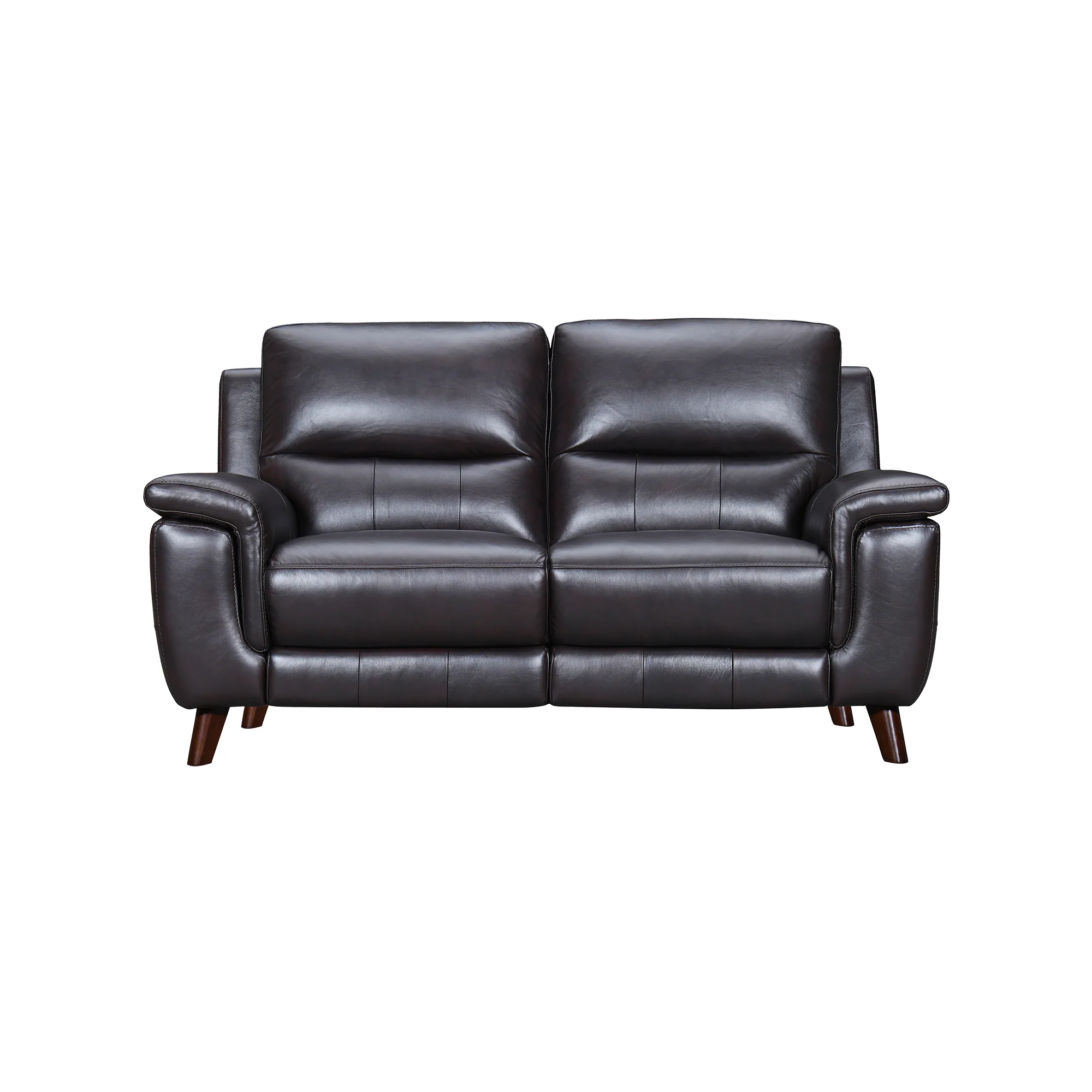 Lizette Brown Leather Power Recliner 3 Piece Living Room Set with USB By Armen Living - Image 6