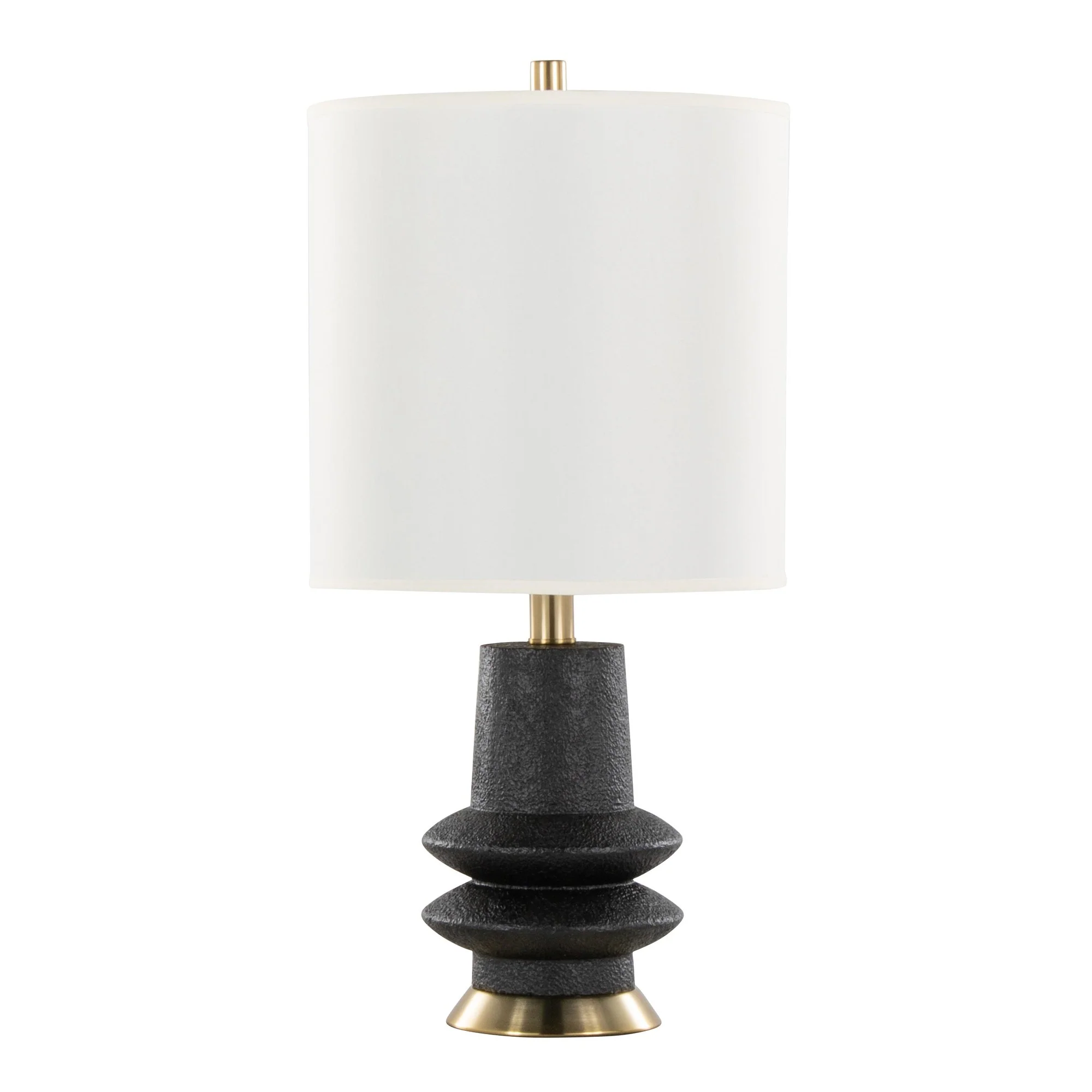 Lloyd 26" Polyresin Table Lamp  - Set of 2 By LumiSource - GPT26-LLOYD BKW2 - Image 5