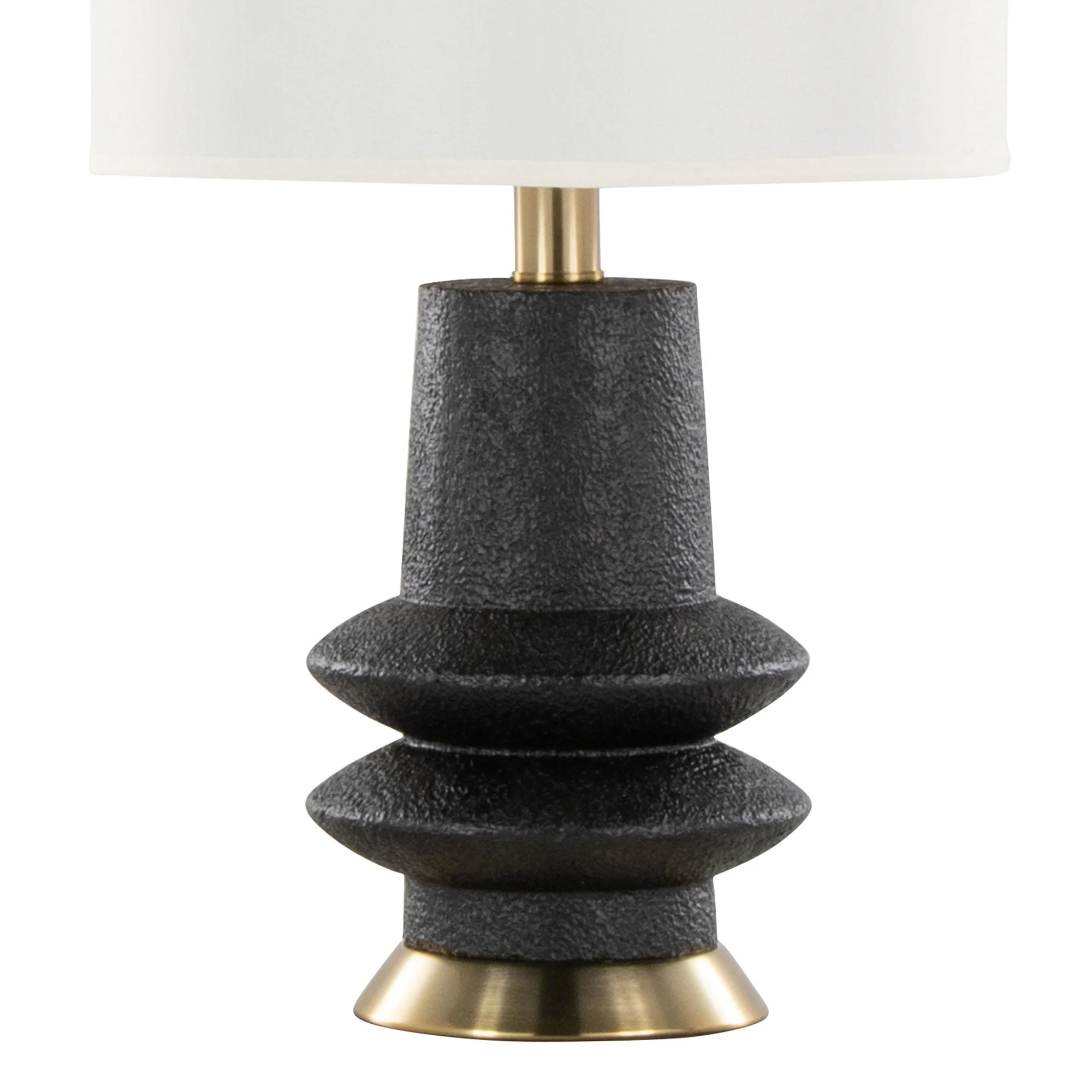Lloyd 26" Polyresin Table Lamp  - Set of 2 By LumiSource - GPT26-LLOYD BKW2 - Image 6
