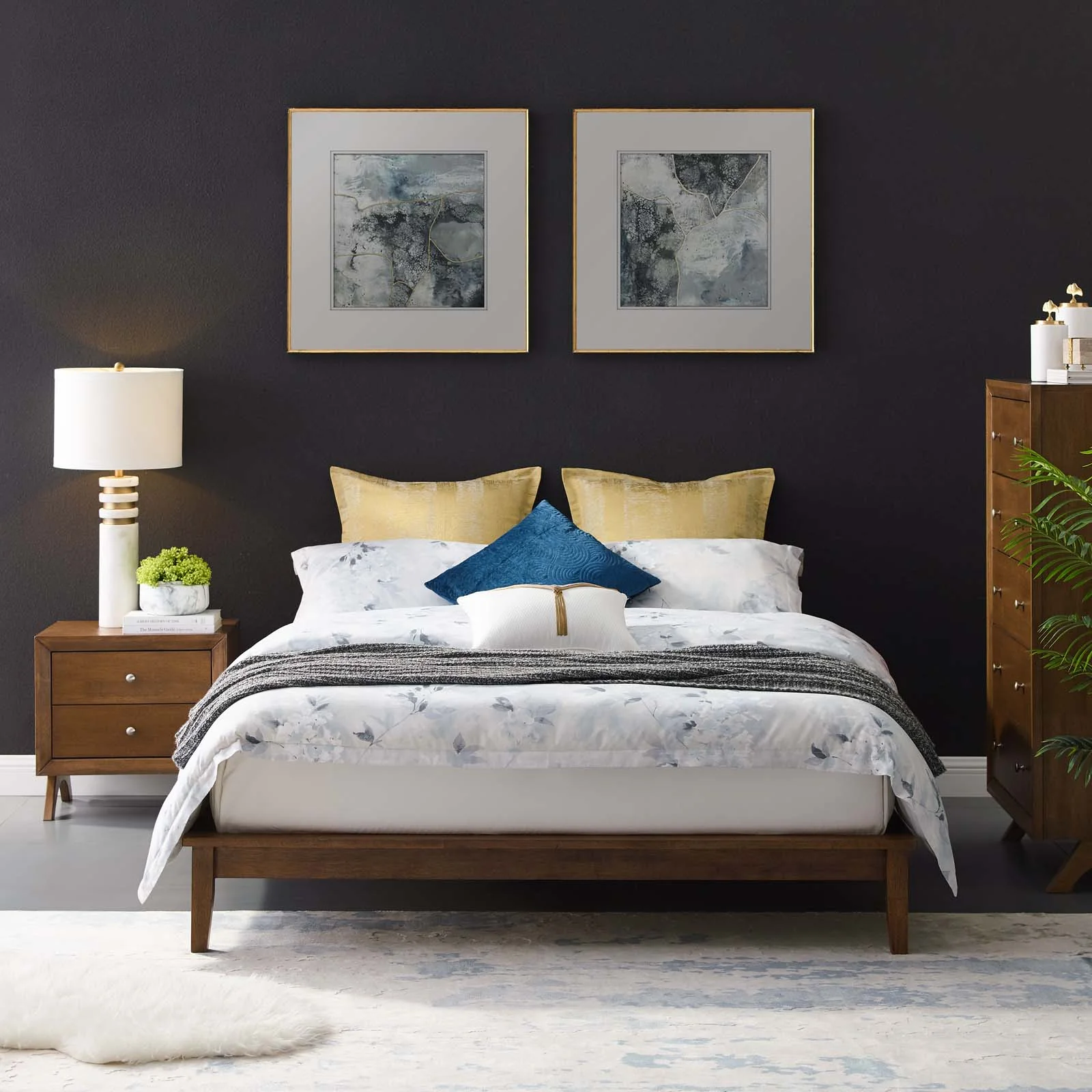 Lodge King Wood Platform Bed Frame By Modway - MOD-6056 - Image 18