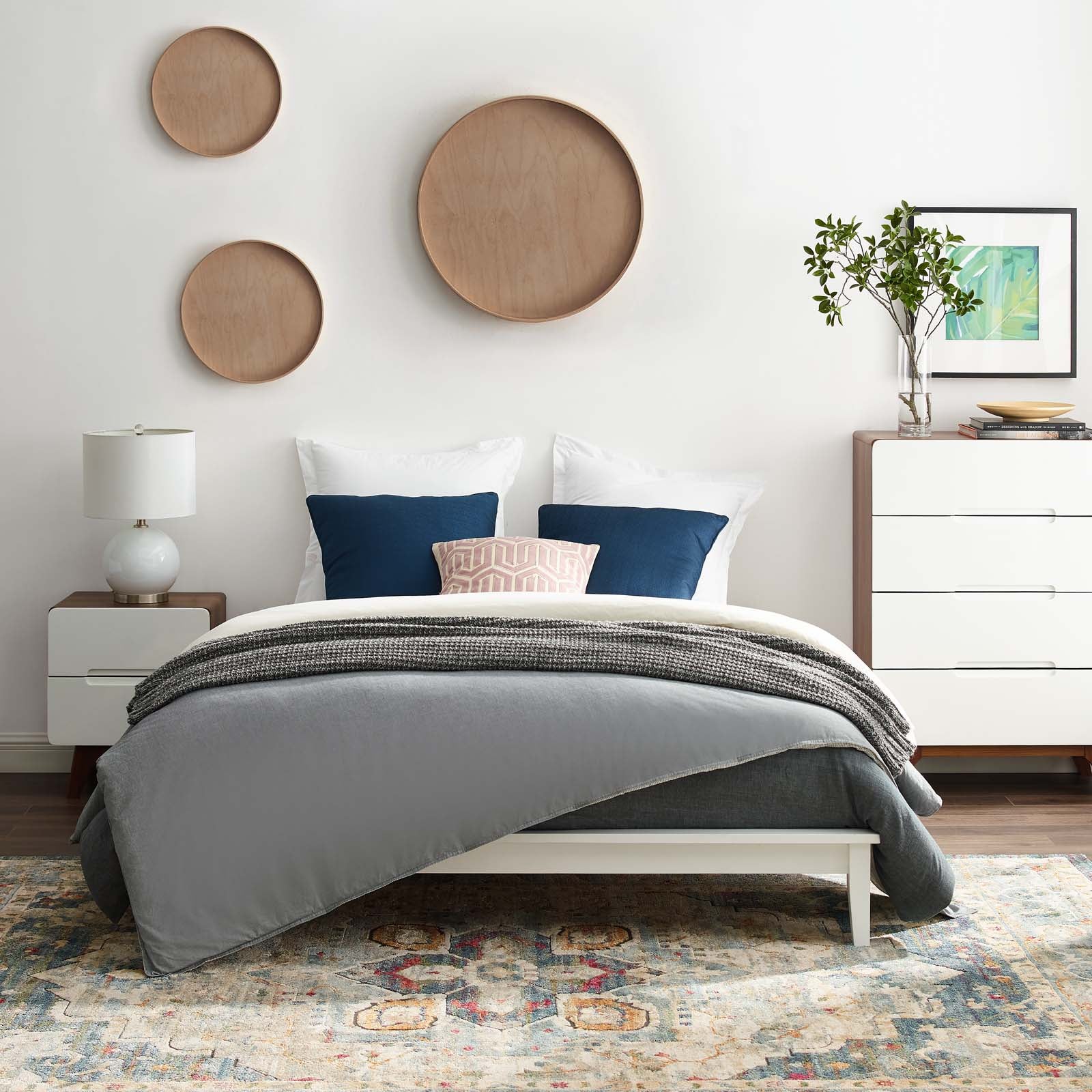 Lodge King Wood Platform Bed Frame By Modway - MOD-6056 - Image 24