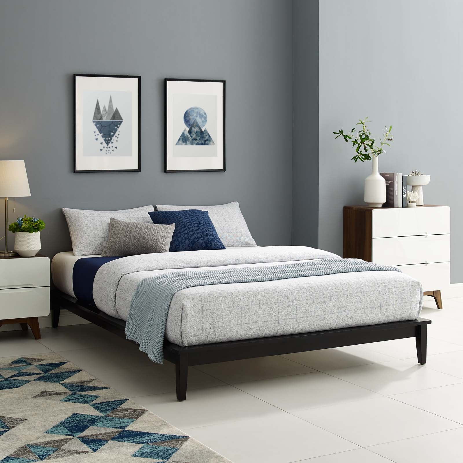 Lodge King Wood Platform Bed Frame By Modway - MOD-6056 - Image 6