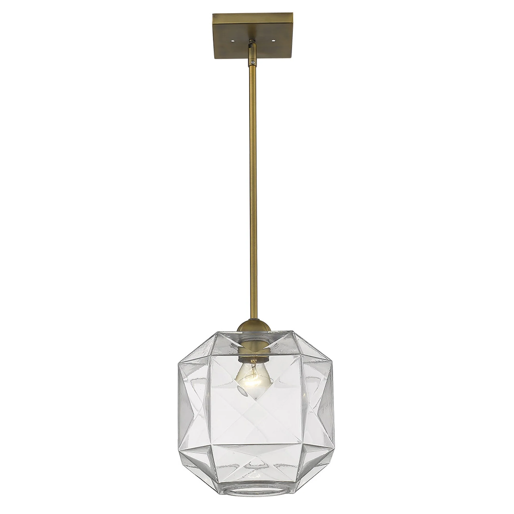 Loft 1-Light Brass Pendant By Homeroots - Image 3