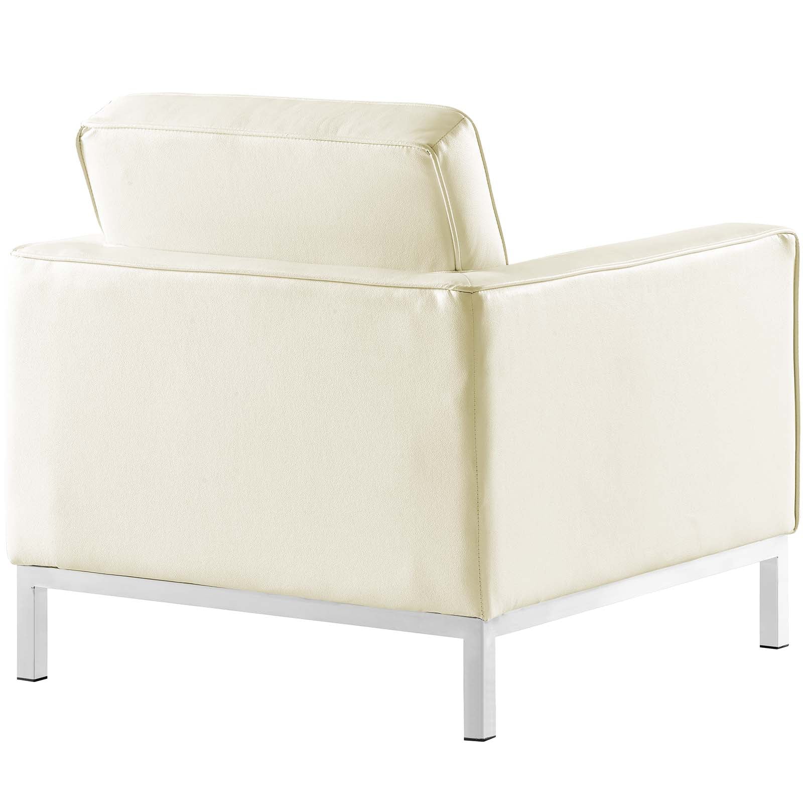 Loft 2 Piece Leather Armchair Set By Modway - EEI-3103 - Image 4