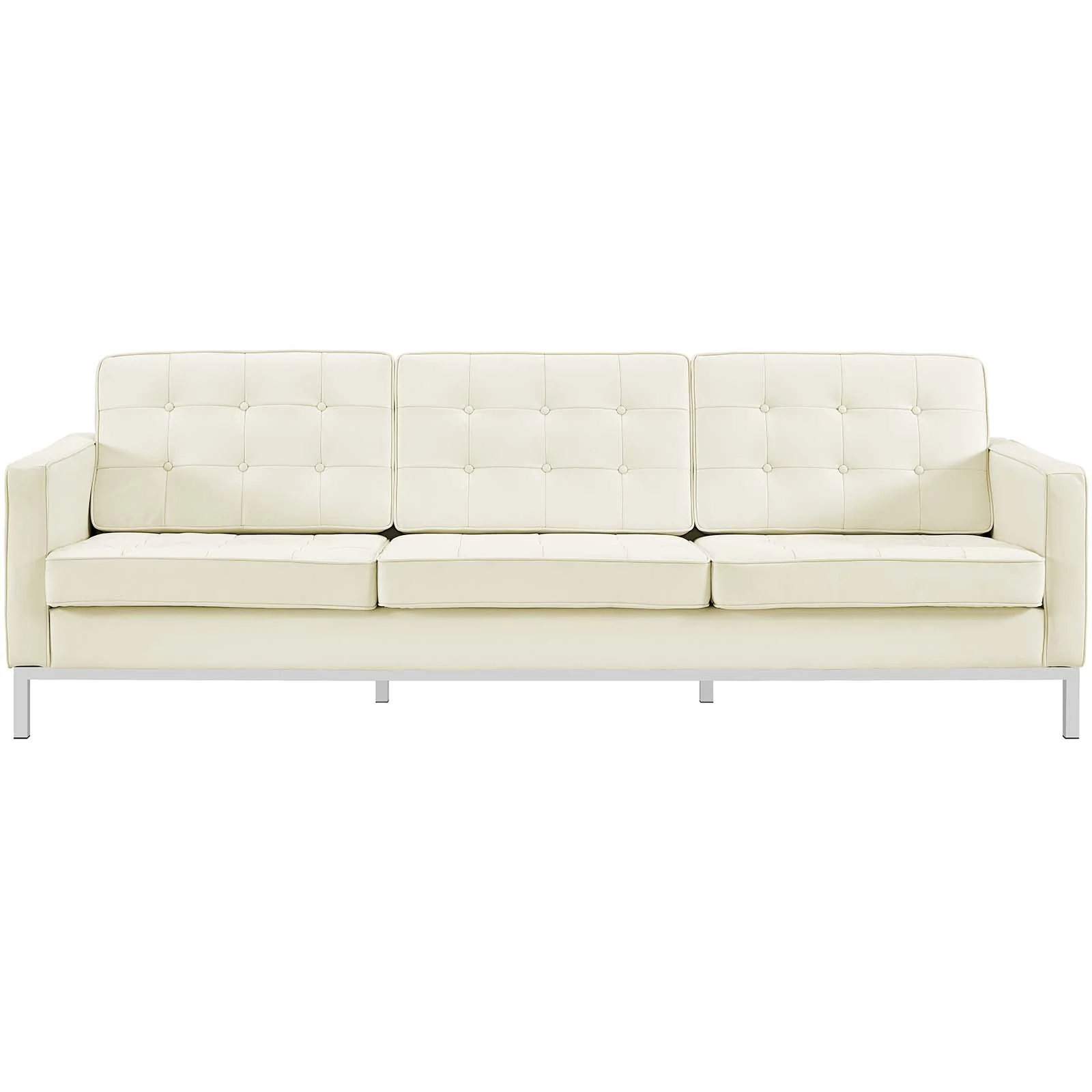 Loft 2 Piece Leather Sofa and Armchair Set By Modway - EEI-3099 - Image 5