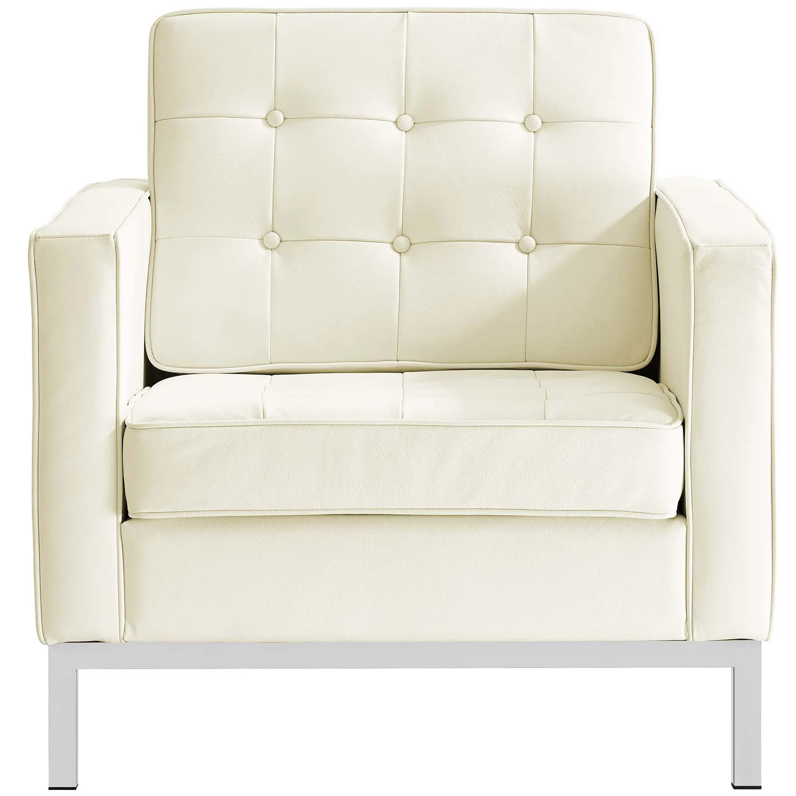 Loft 2 Piece Leather Sofa and Armchair Set By Modway - EEI-3099 - Image 8