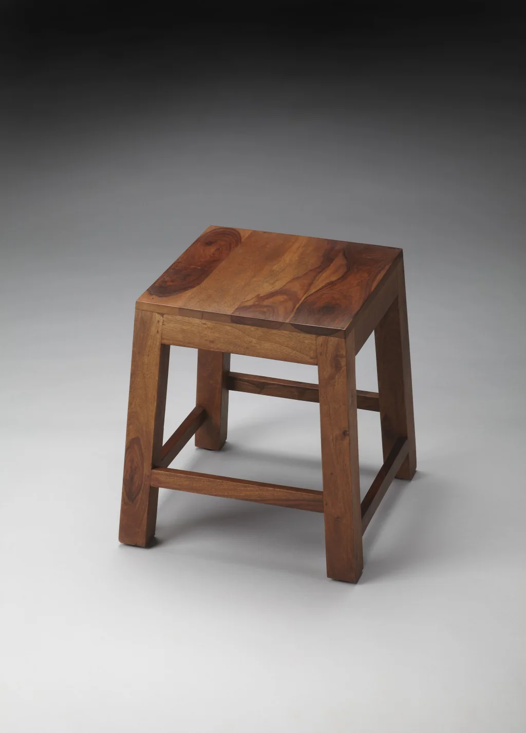 Loft Brown Solid Wood Stool By Homeroots - Image 5