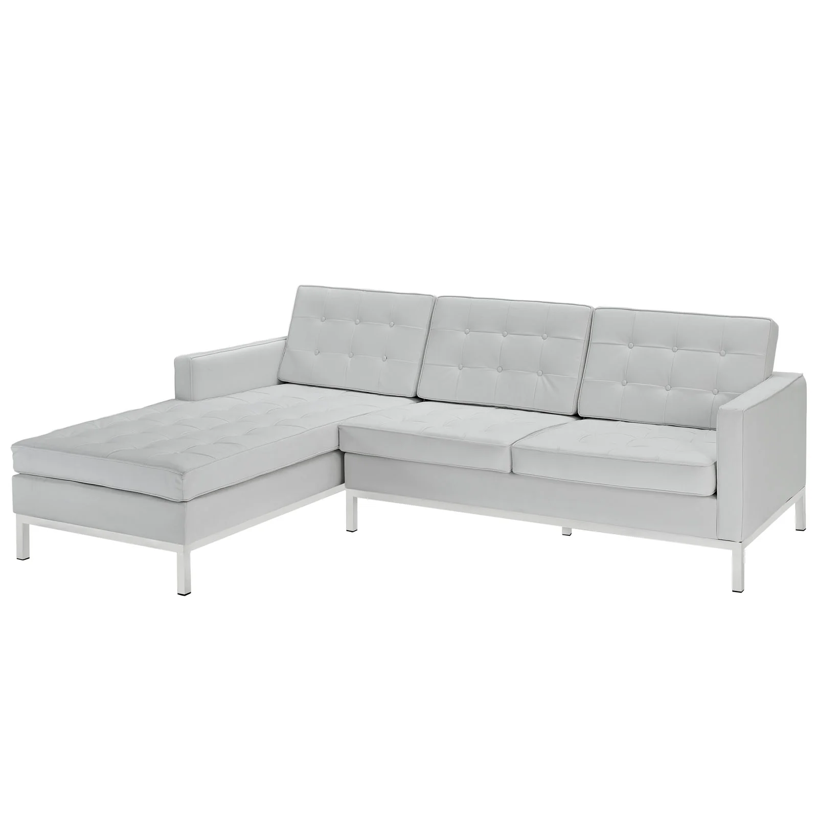 Loft Left-Facing Leather Sectional Sofa By Modway - EEI-1046 - Image 2