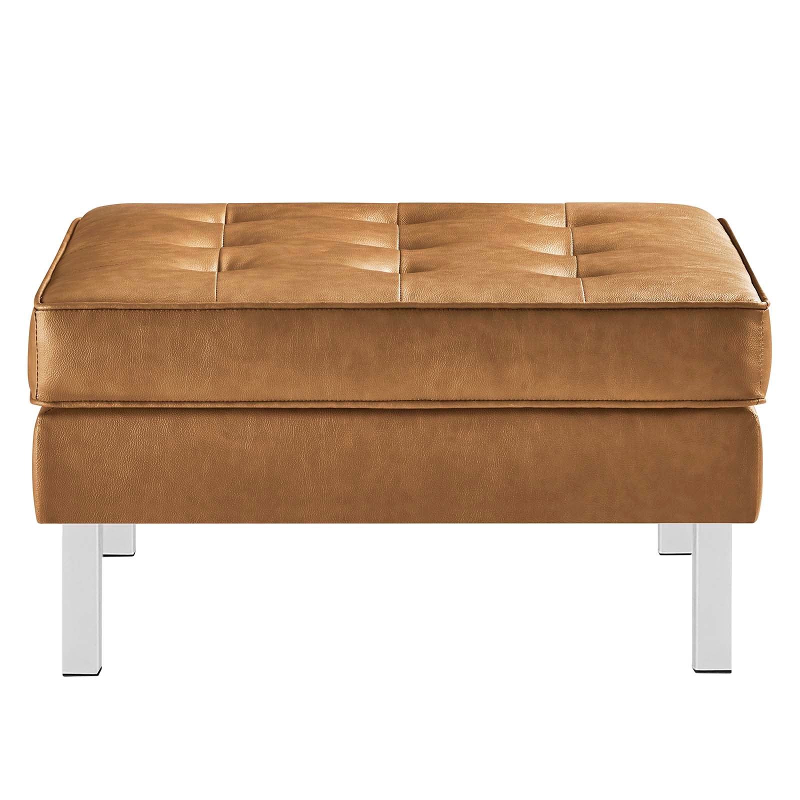Loft Tufted Vegan Leather Armchair and Ottoman Set By Modway - EEI-6409 - Image 18