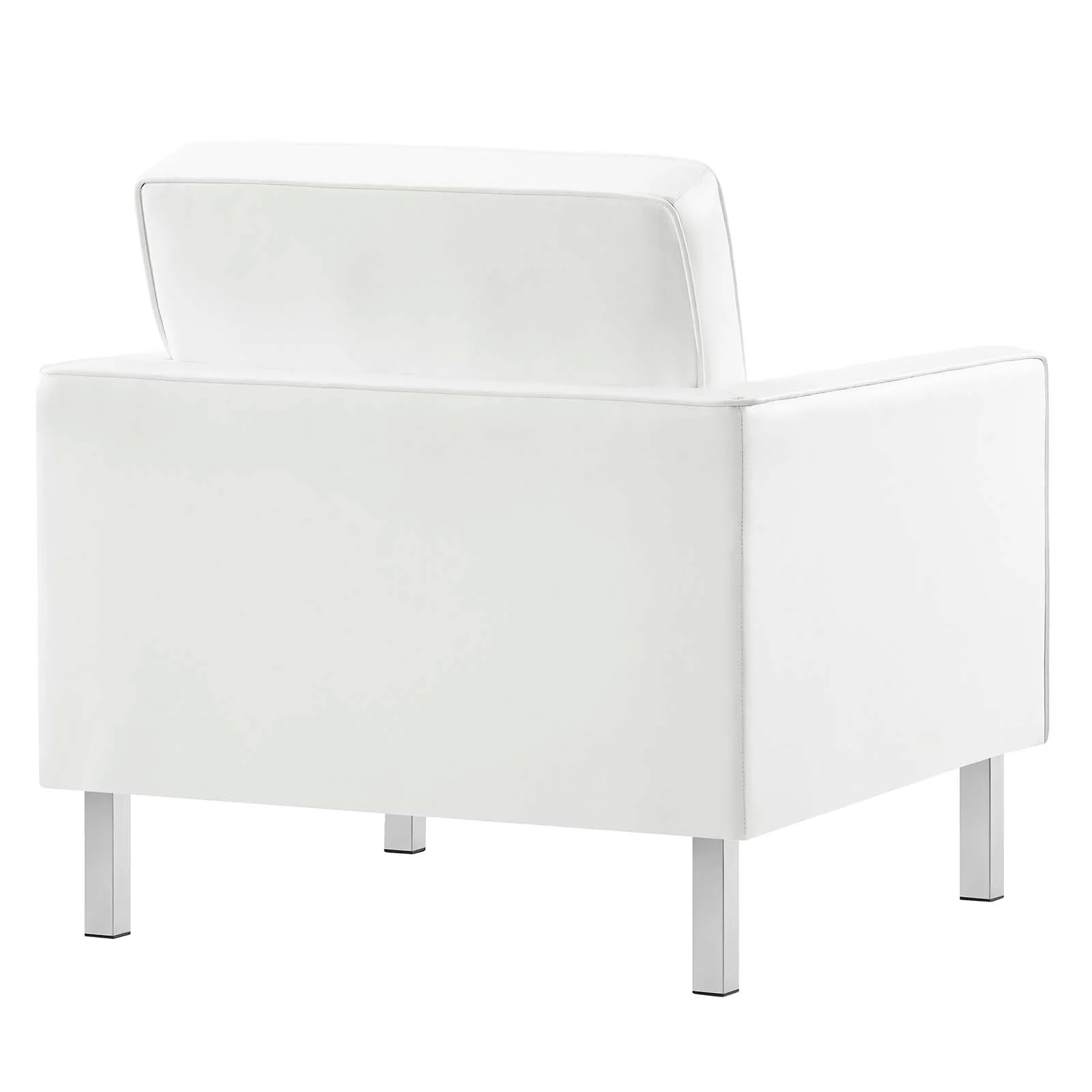 Loft Tufted Vegan Leather Armchair and Ottoman Set By Modway - EEI-6409 - Image 26