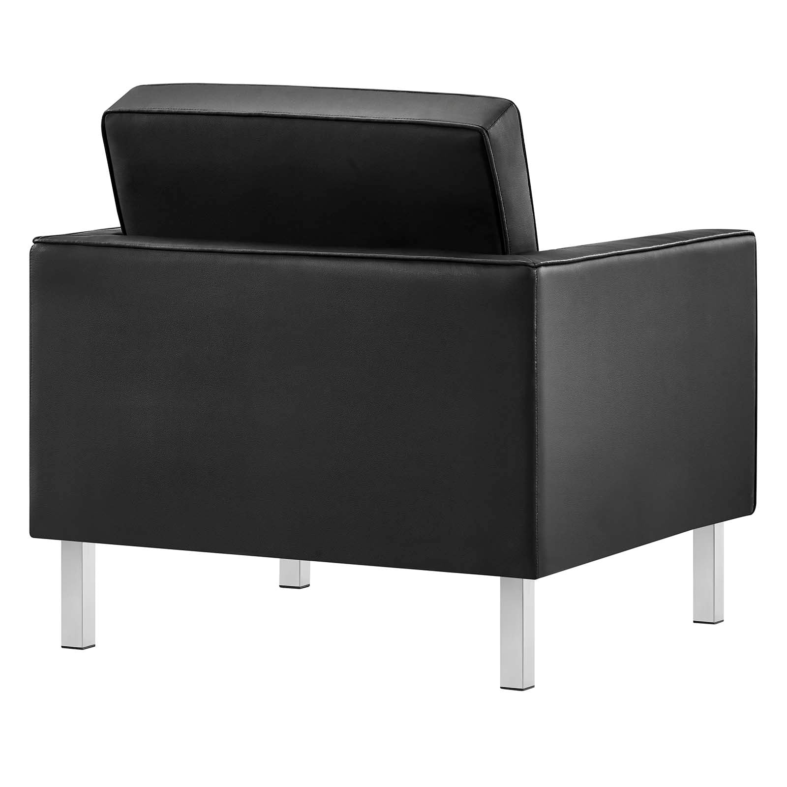 Loft Tufted Vegan Leather Armchair and Ottoman Set By Modway - EEI-6409 - Image 6