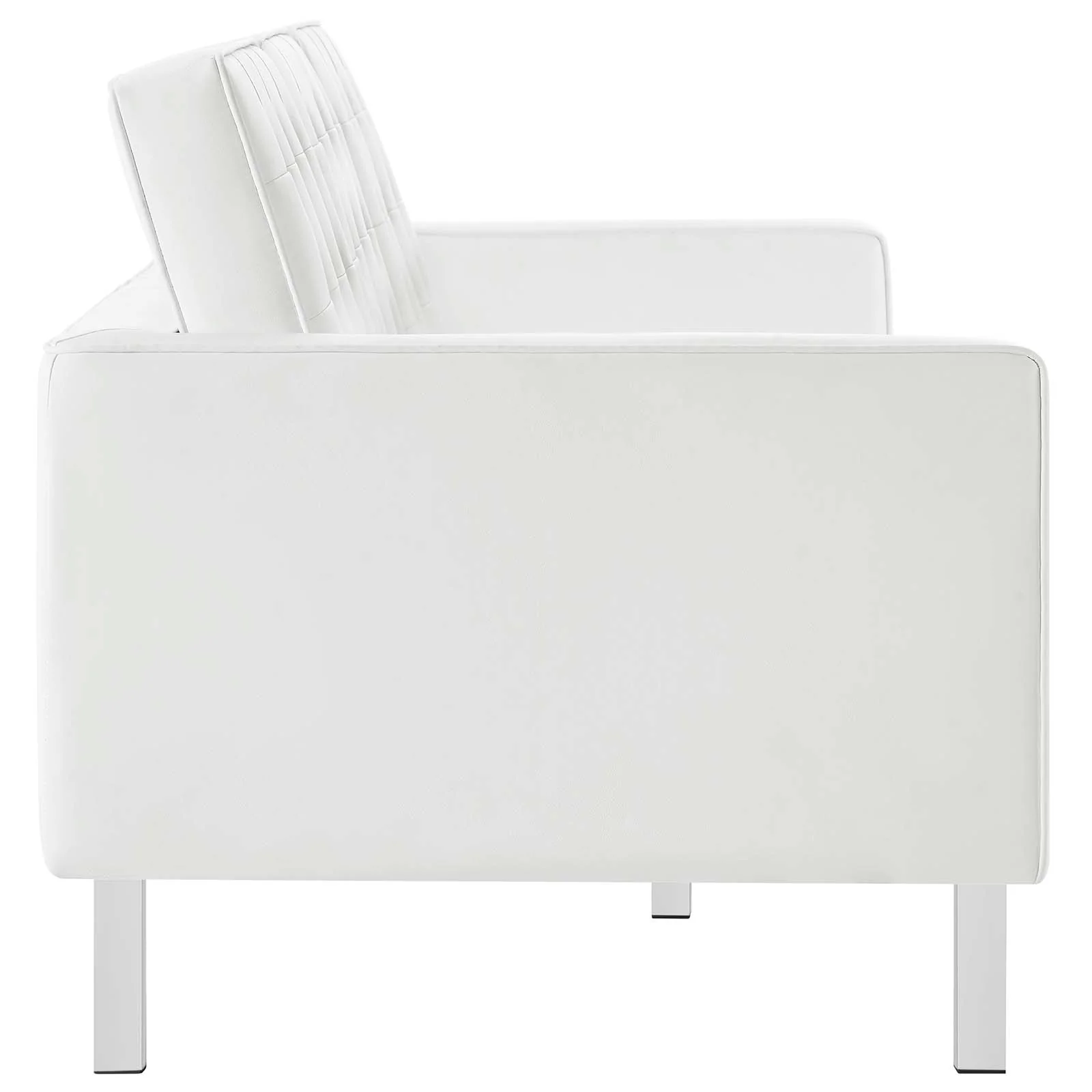 Loft Tufted Vegan Leather Sofa and Ottoman Set By Modway - EEI-6410 - Image 25
