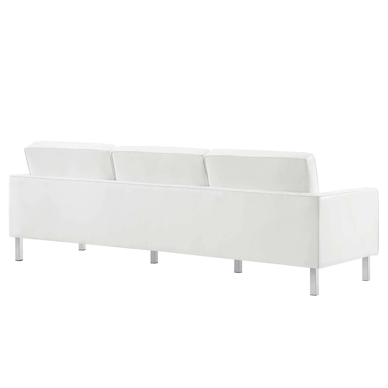 Loft Tufted Vegan Leather Sofa and Ottoman Set By Modway - EEI-6410 - Image 26