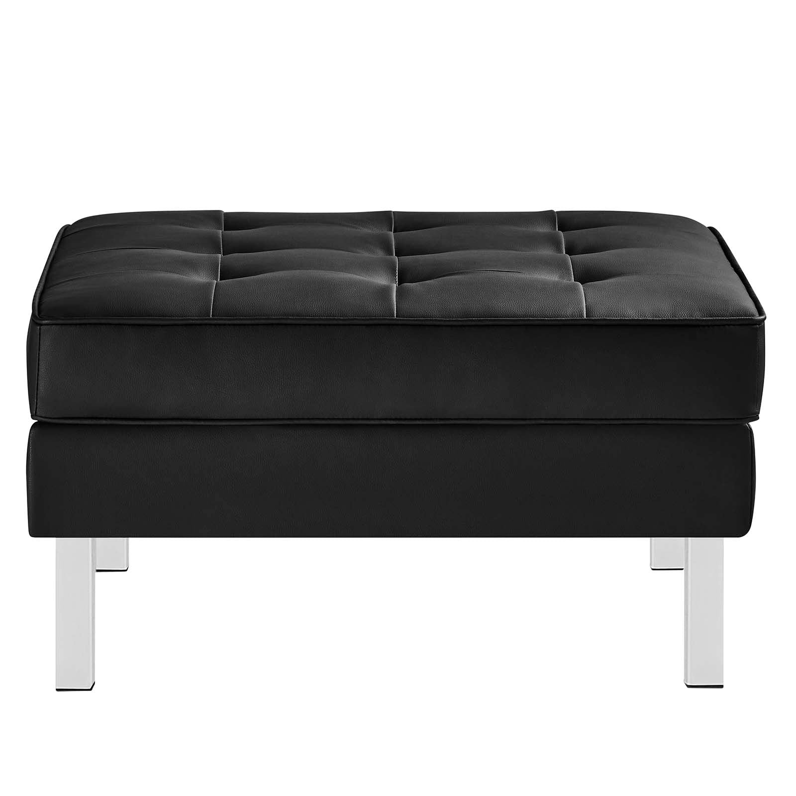 Loft Tufted Vegan Leather Sofa and Ottoman Set By Modway - EEI-6410 - Image 8