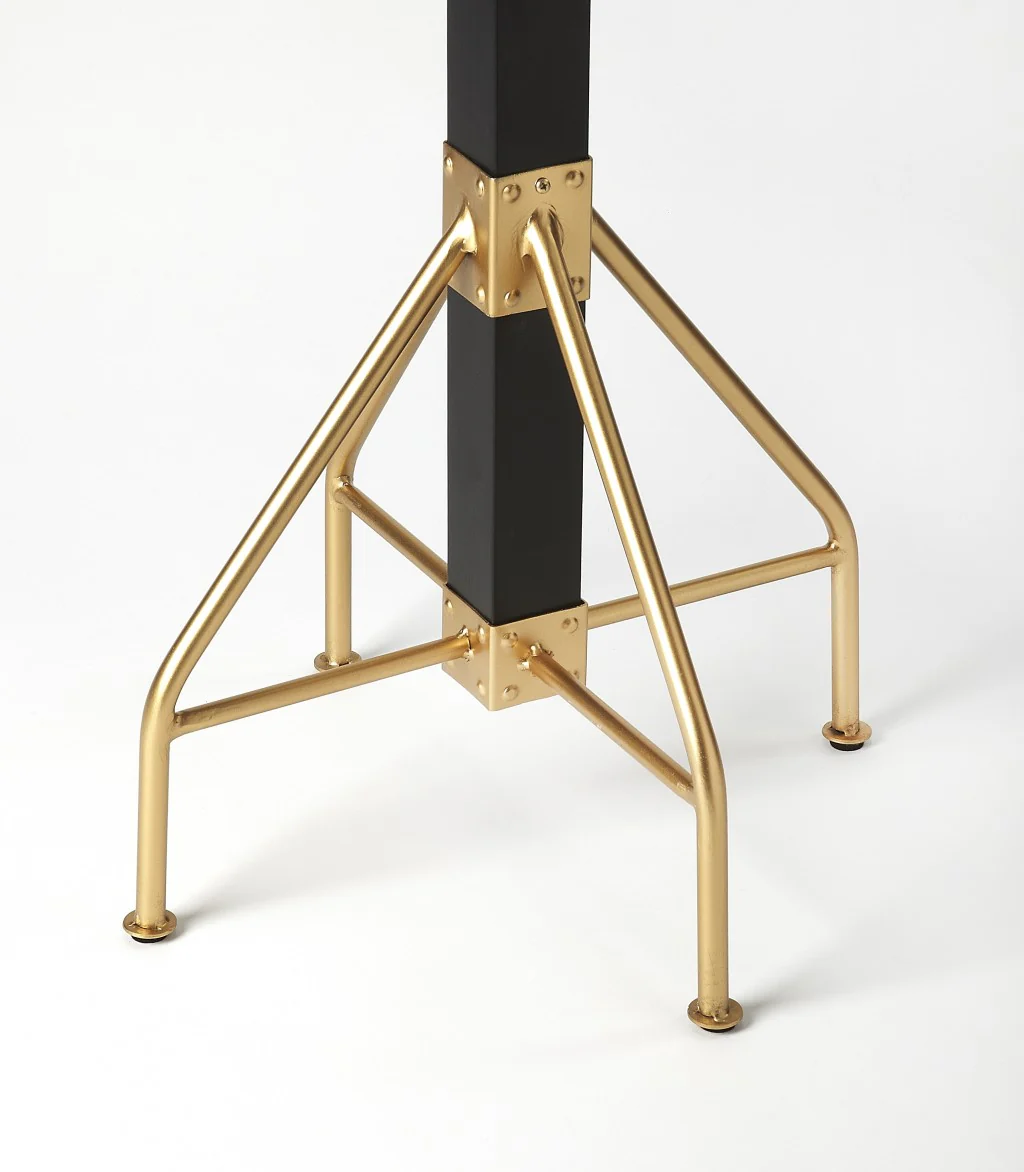 Logan Square Black & Gold Coat Rack Tree By Homeroots - Image 2