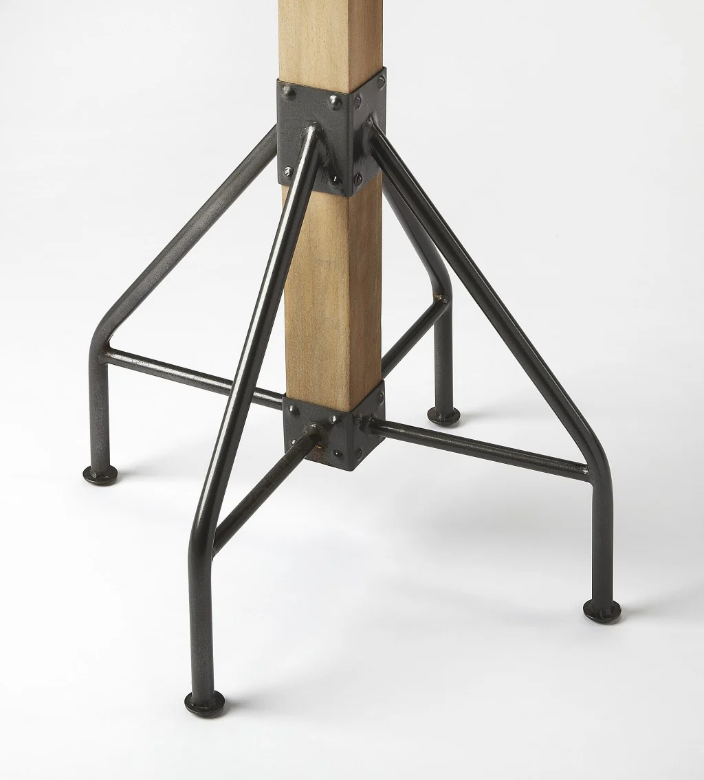 Logan Square Rustic Brown Coat Rack Tree By Homeroots - Image 3