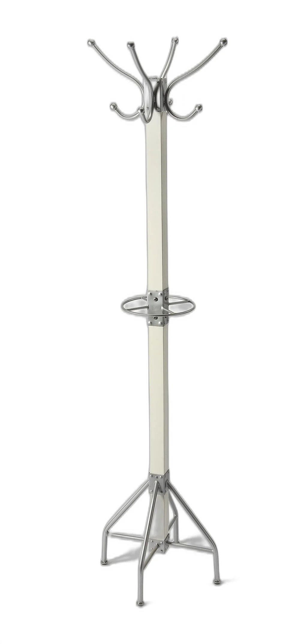 Logan Square White & Silver Coat Rack Tree By Homeroots - Image 7