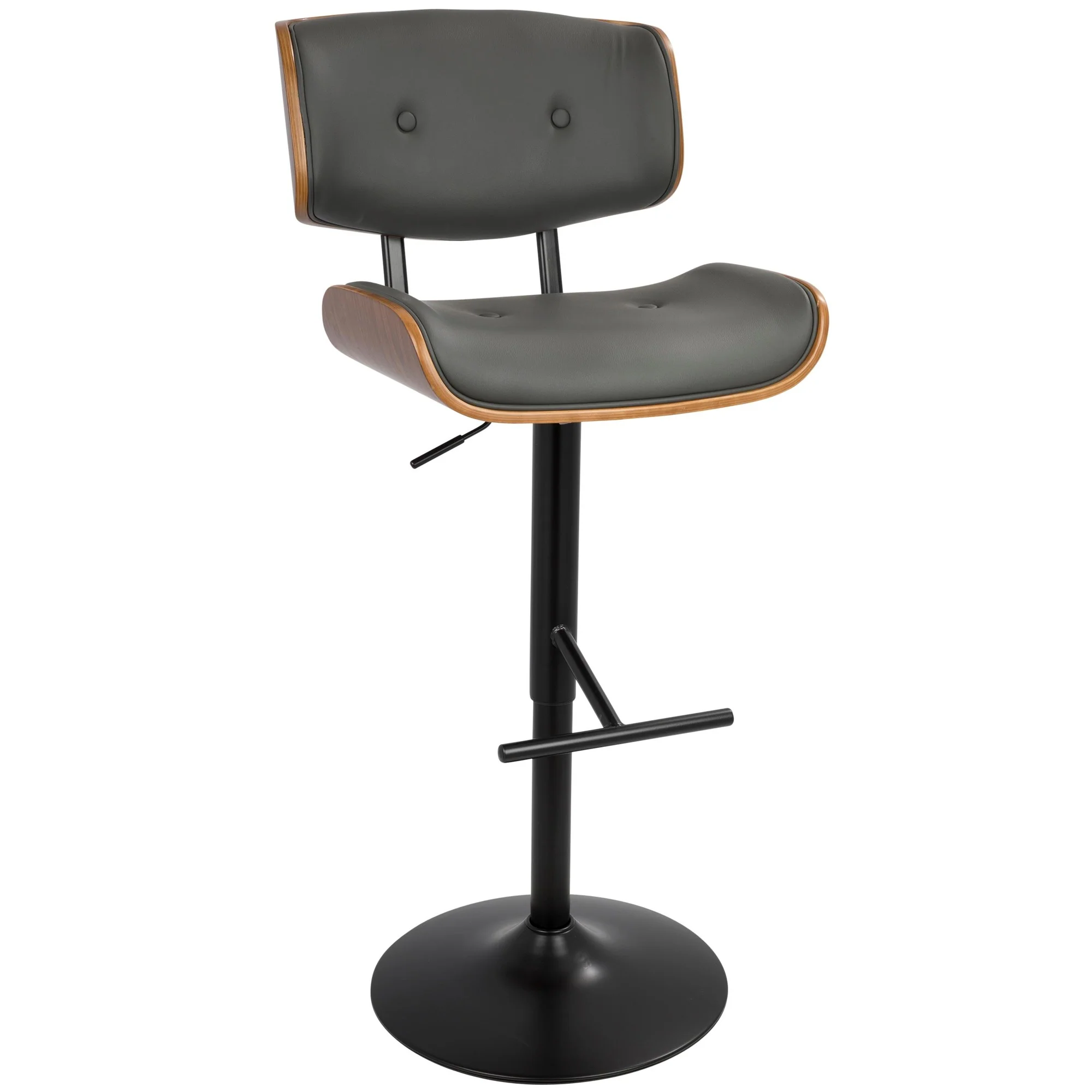 Lombardi Adjustable Barstool - Set of 2 Cream By LumiSource - Image 13