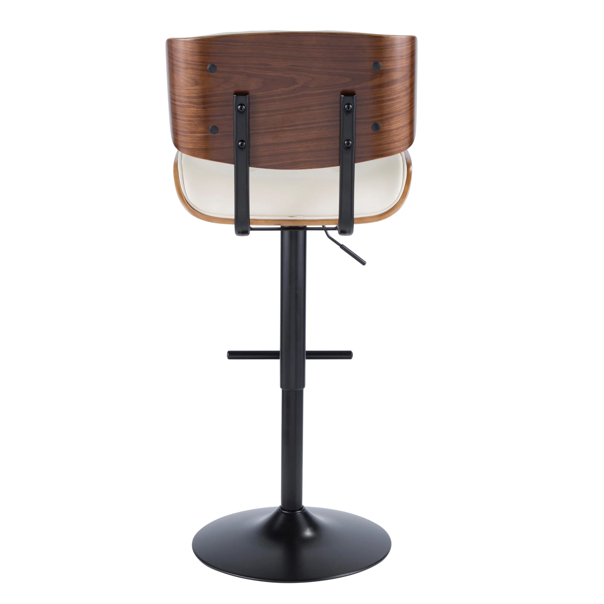 Lombardi Adjustable Barstool - Set of 2 Cream By LumiSource - Image 3