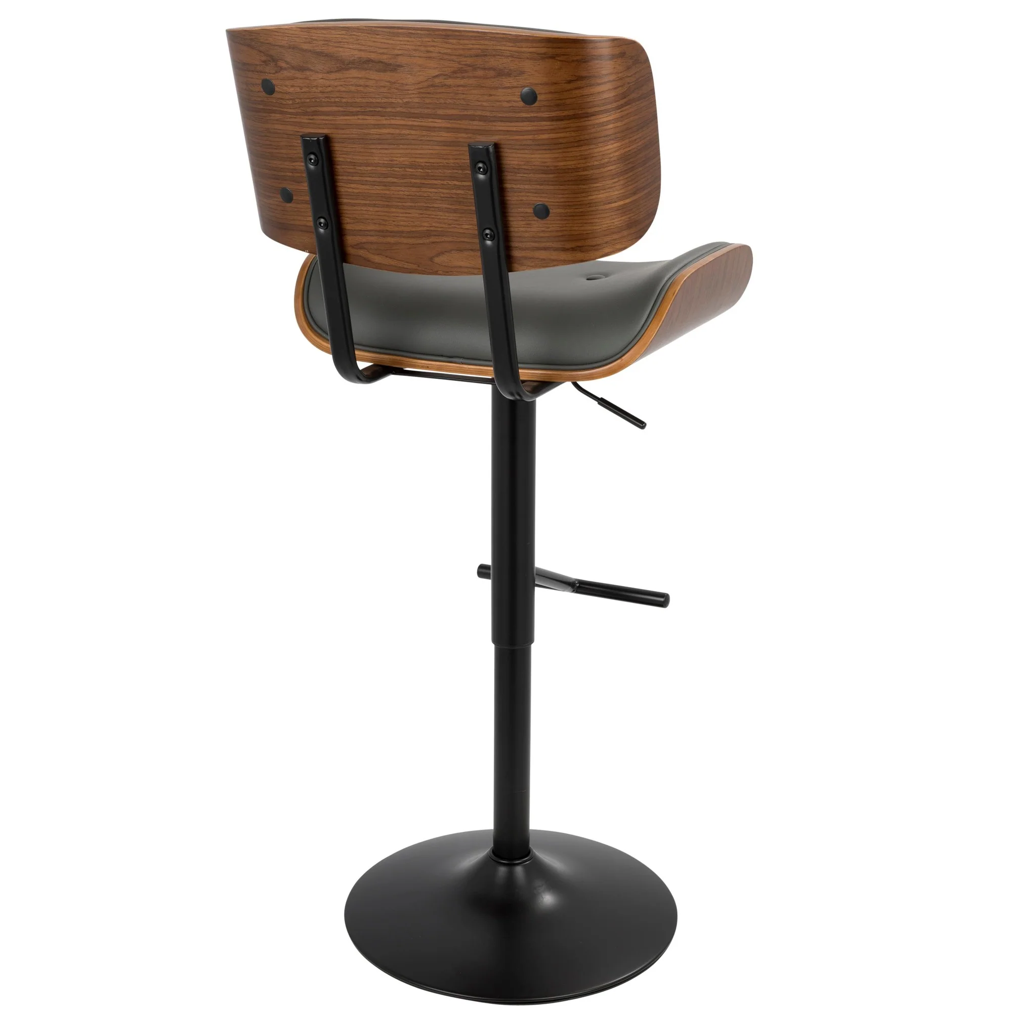Lombardi Adjustable Barstool - Set of 2 Cream By LumiSource - Image 8