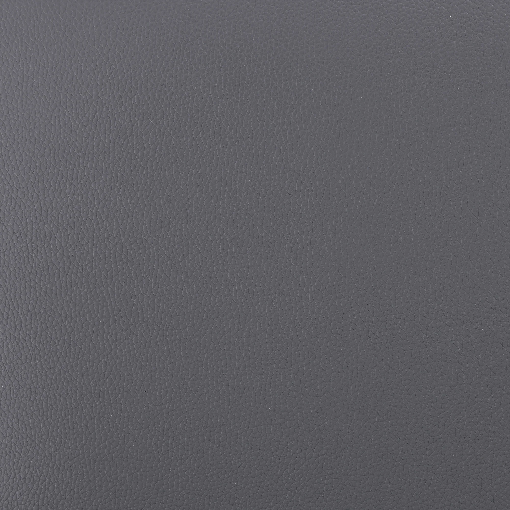 Lottech Swivel Bar Stool in Black Metal with Grey Faux Leather By Armen Living - Image 8