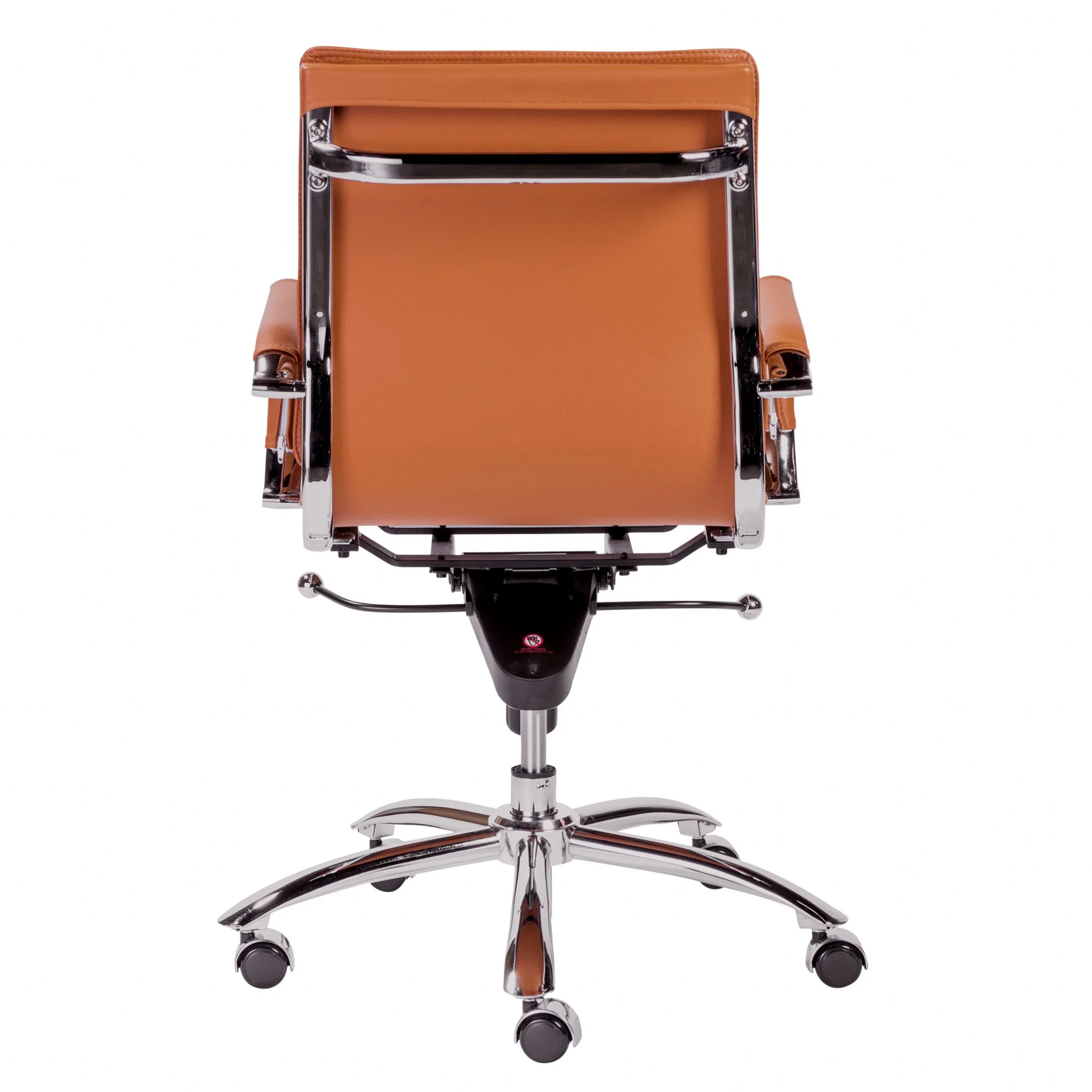 Low Back Office Chair in Black with Chromed Steel Base By Homeroots - 370555 - Image 15