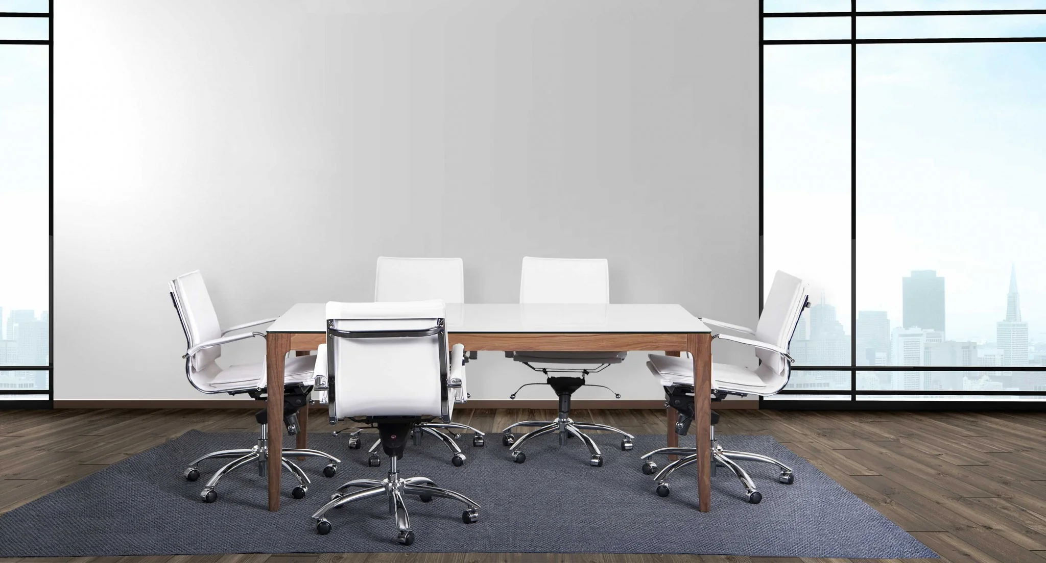 Low Back Office Chair in Black with Chromed Steel Base By Homeroots - 370555 - Image 21