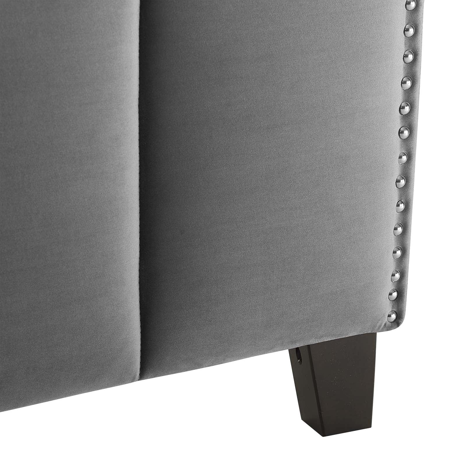 Lucille Queen Performance Velvet Platform Bed By Modway - MOD-6281 - Image 7