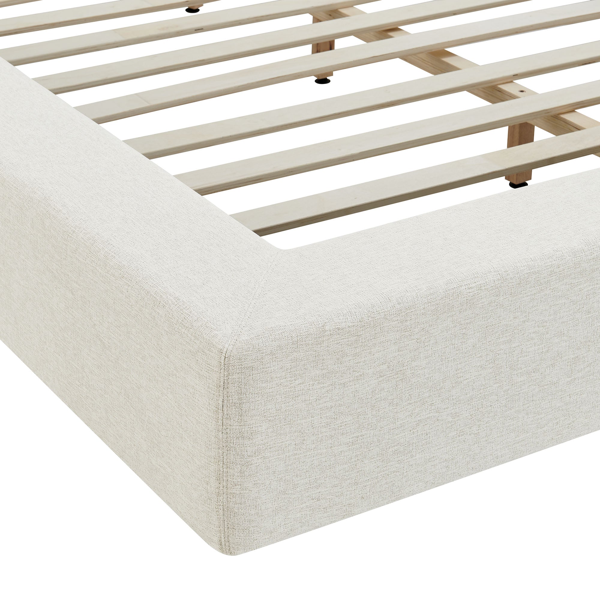 Luma Chenille Upholstered King Platform Bed Frame by Modway - Image 4