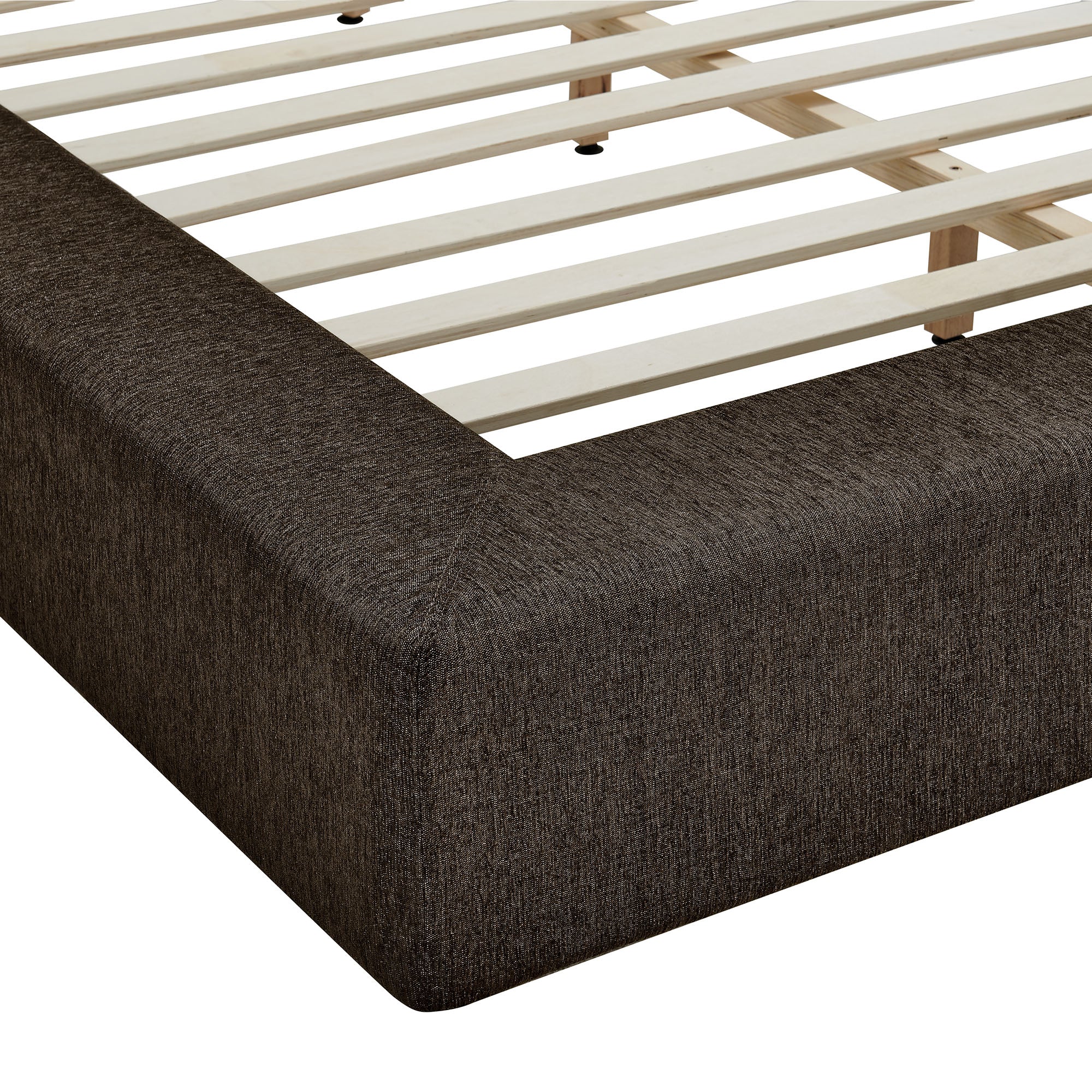 Luma Chenille Upholstered King Platform Bed Frame by Modway - Image 14