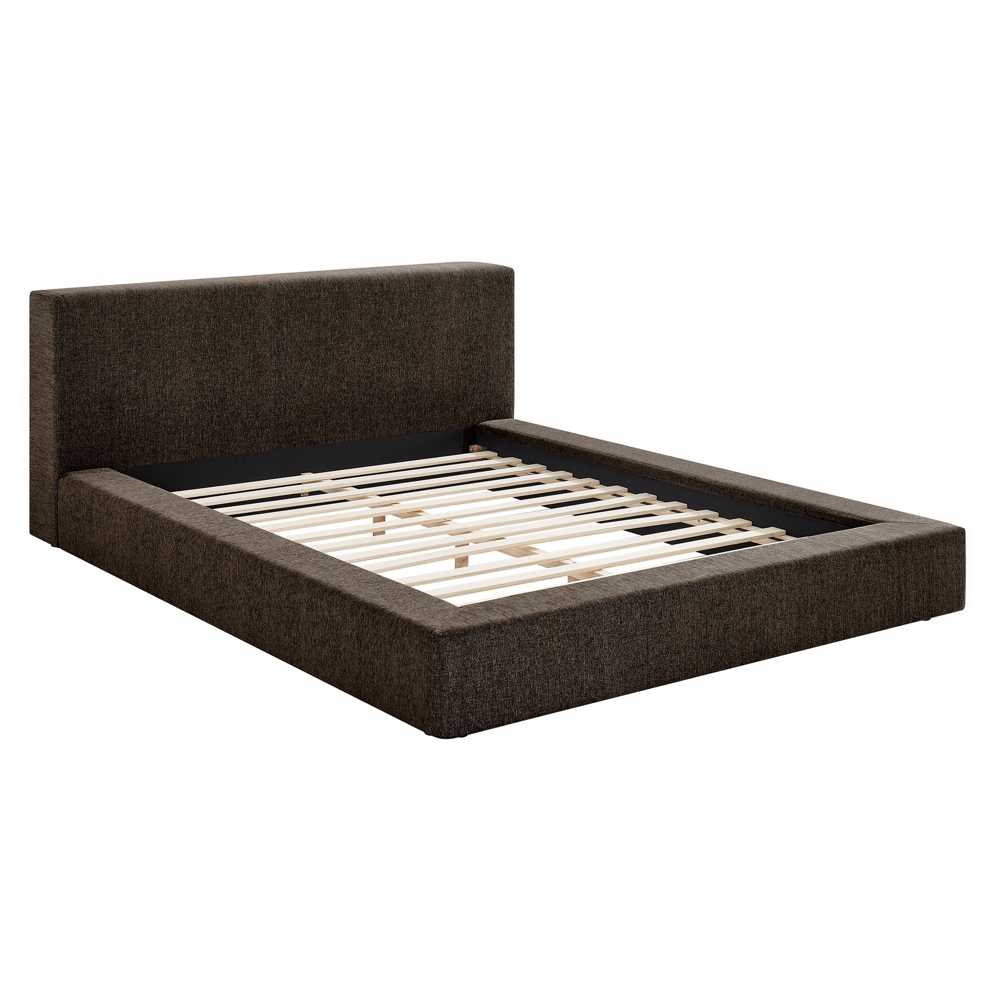 Luma Chenille Upholstered Queen Platform Bed Frame by Modway - Image 10