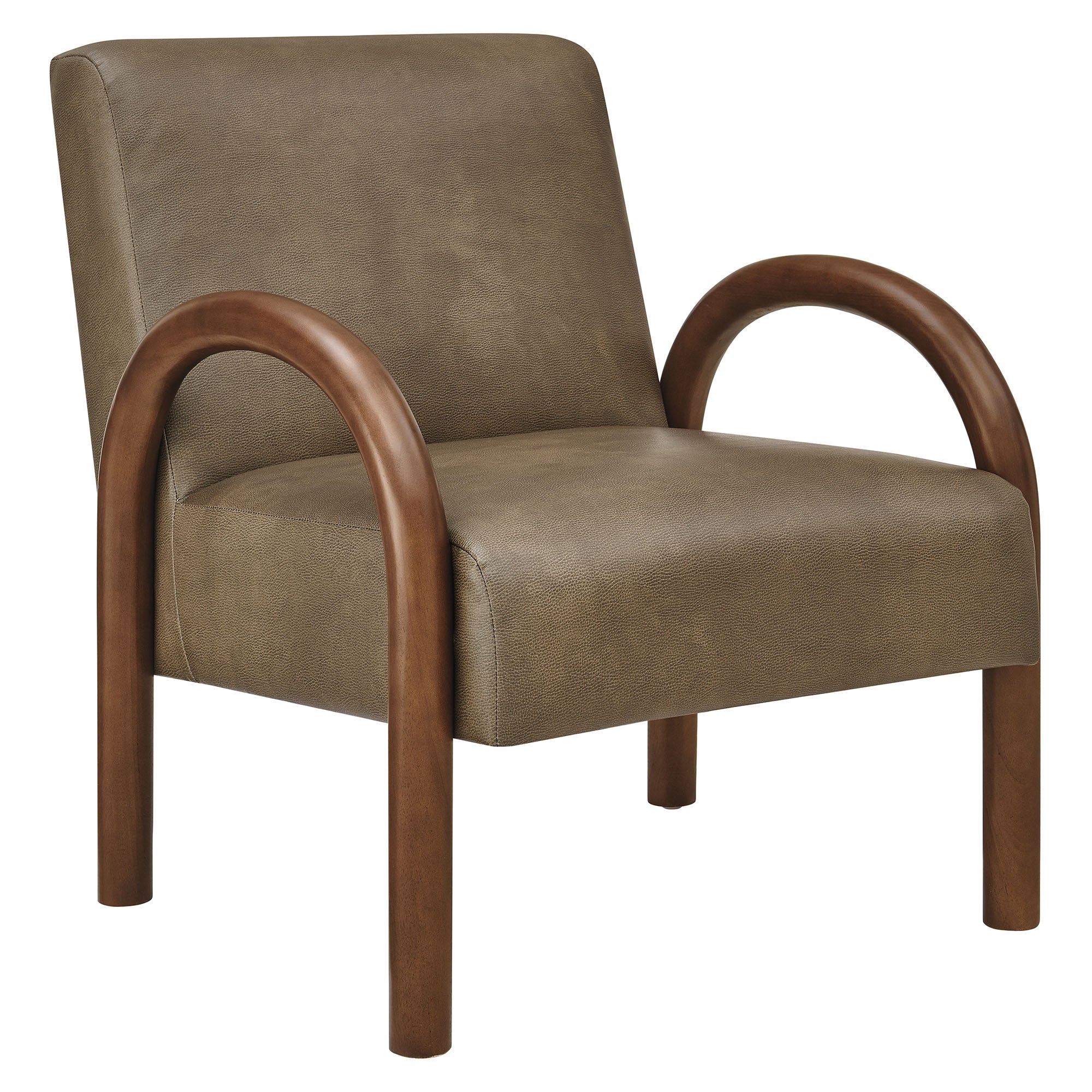 Lunet Faux Leather Upholstered Accent Chair by Modway - Image 10
