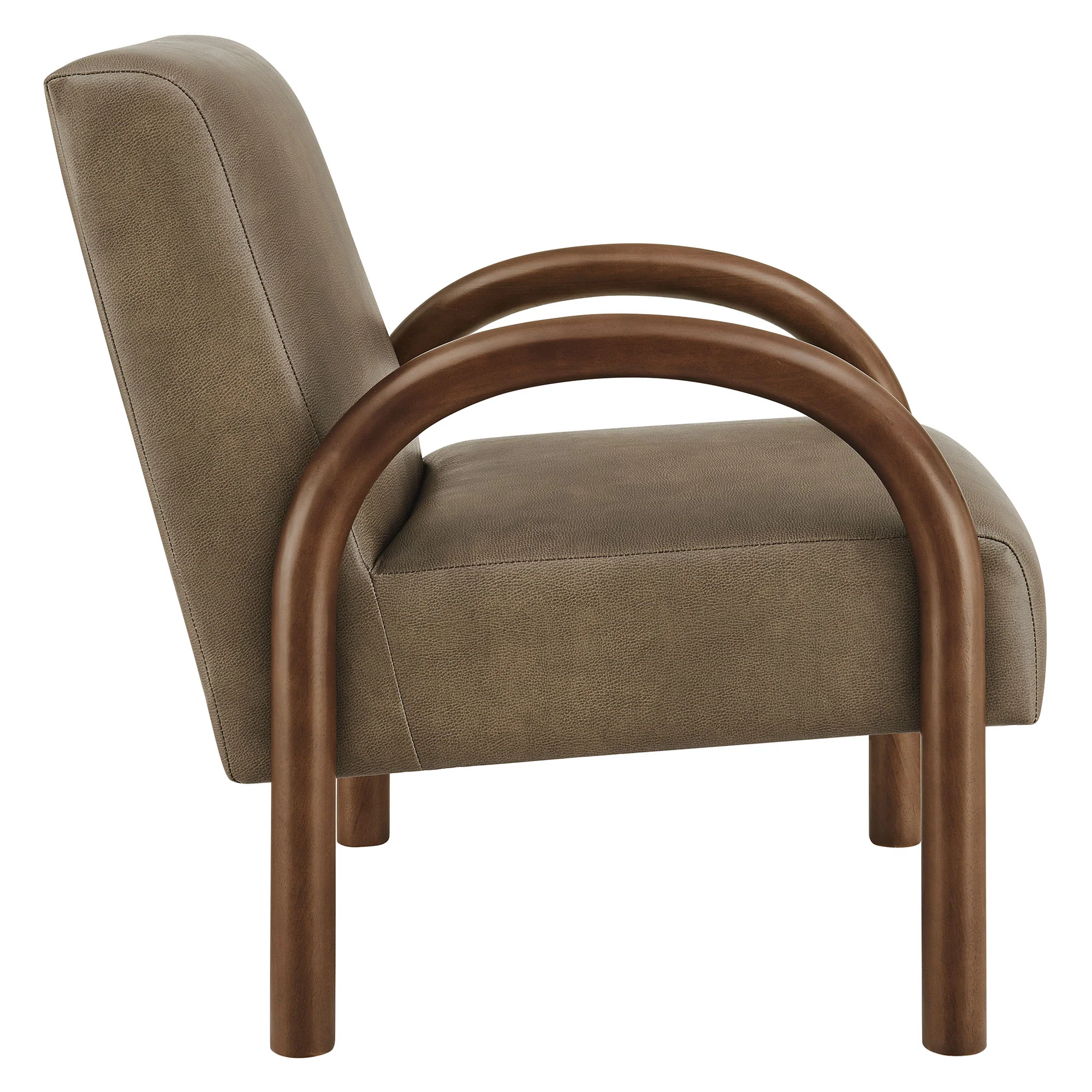 Lunet Faux Leather Upholstered Accent Chair by Modway - Image 11