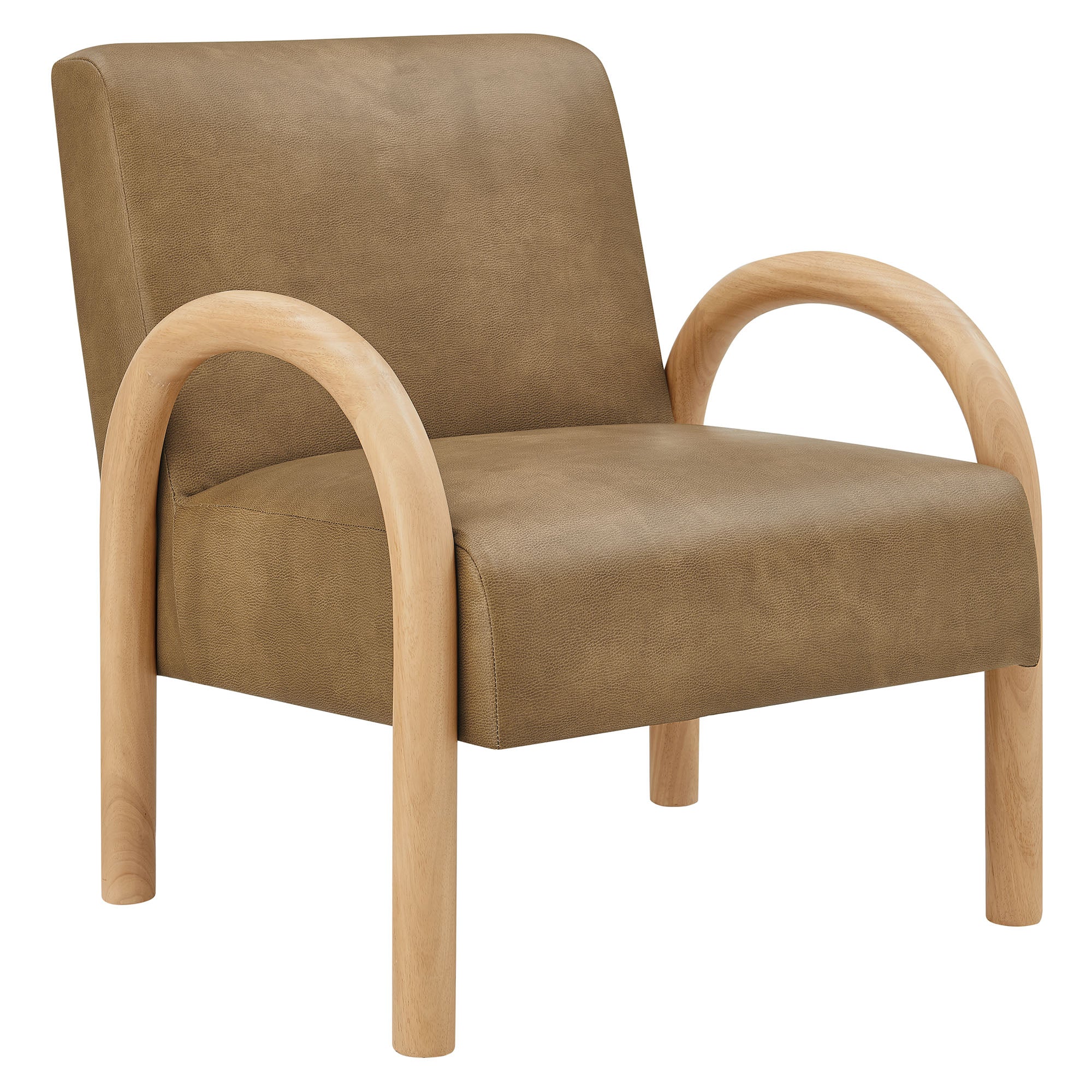 Lunet Faux Leather Upholstered Accent Chair by Modway - Image 19