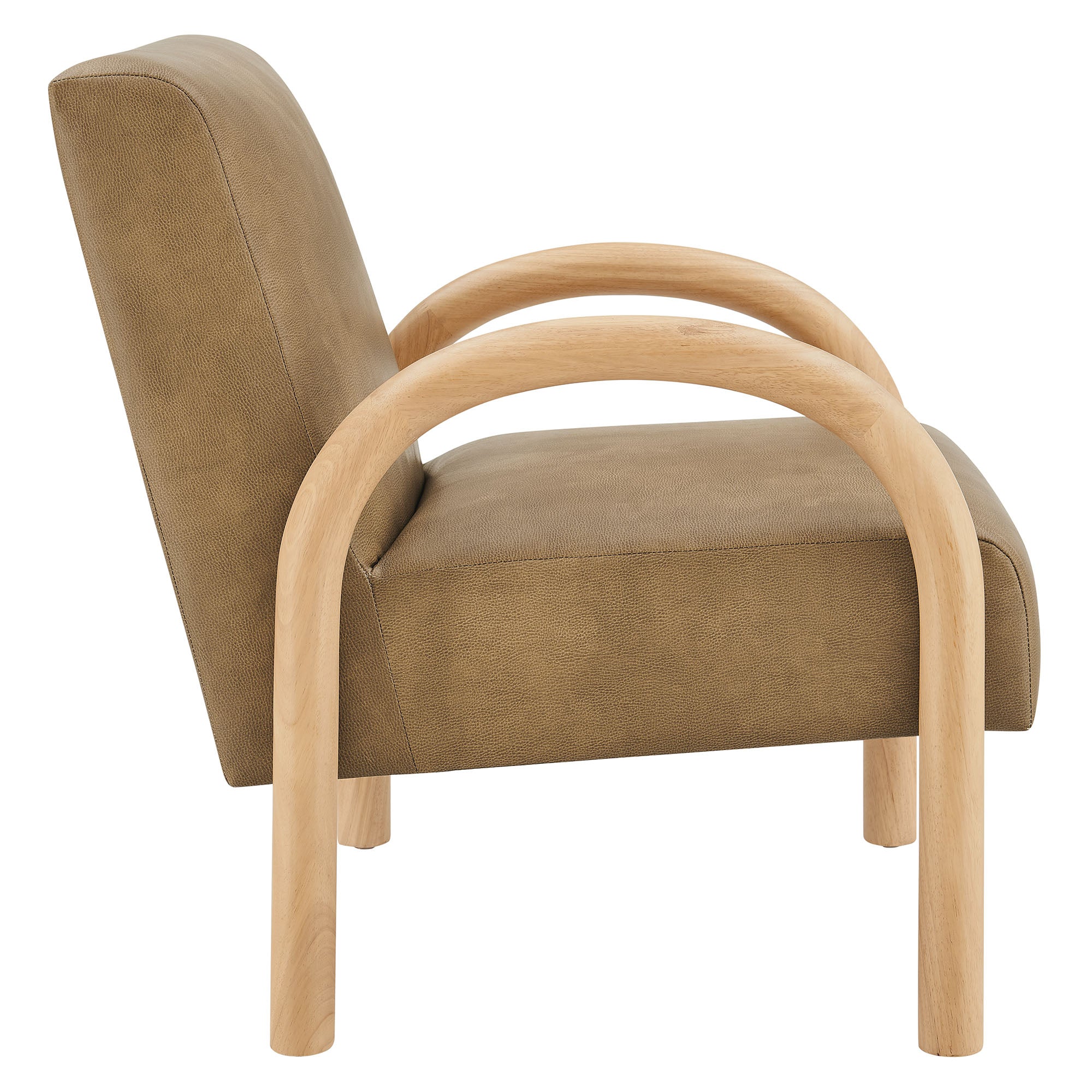 Lunet Faux Leather Upholstered Accent Chair by Modway - Image 20
