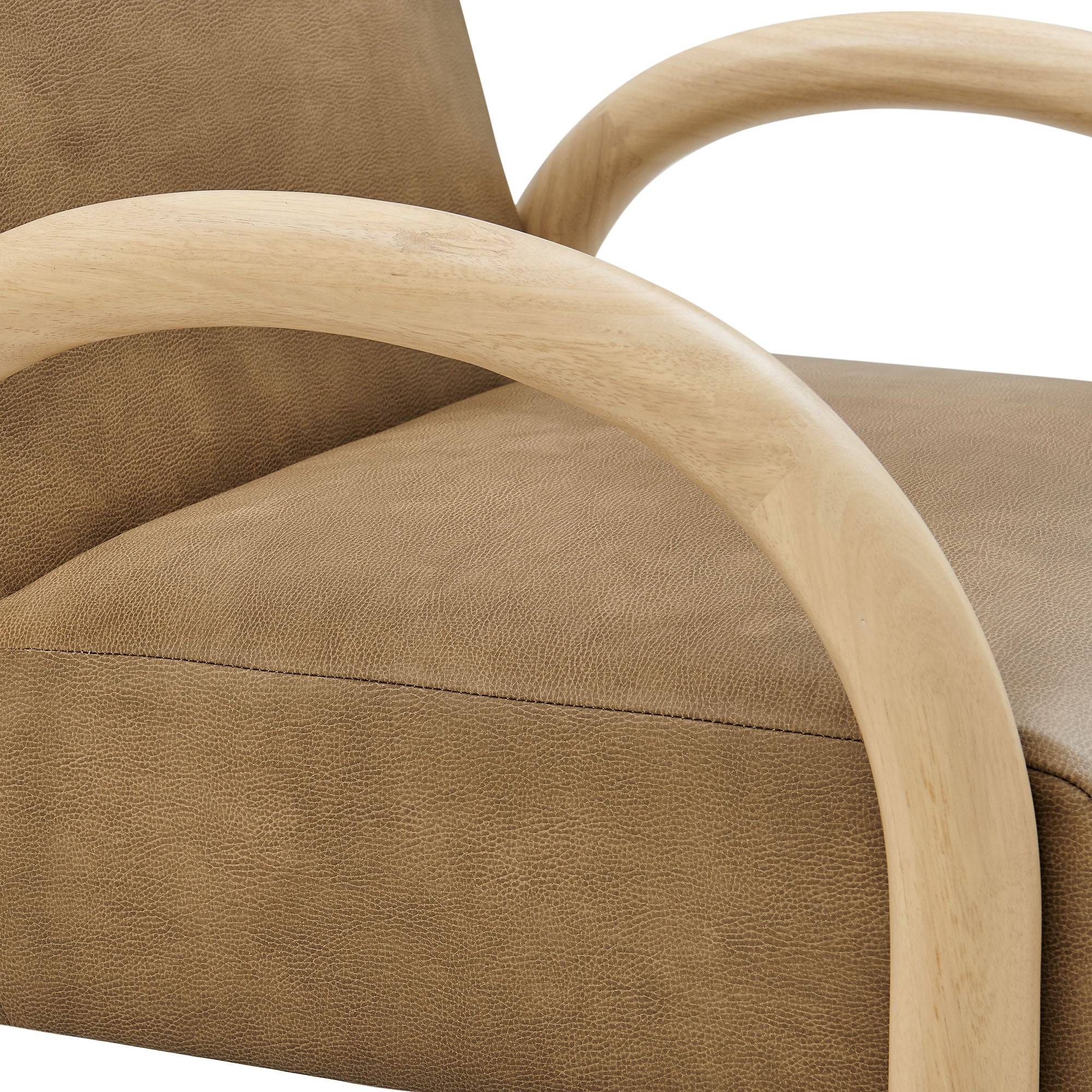 Lunet Faux Leather Upholstered Accent Chair by Modway - Image 23