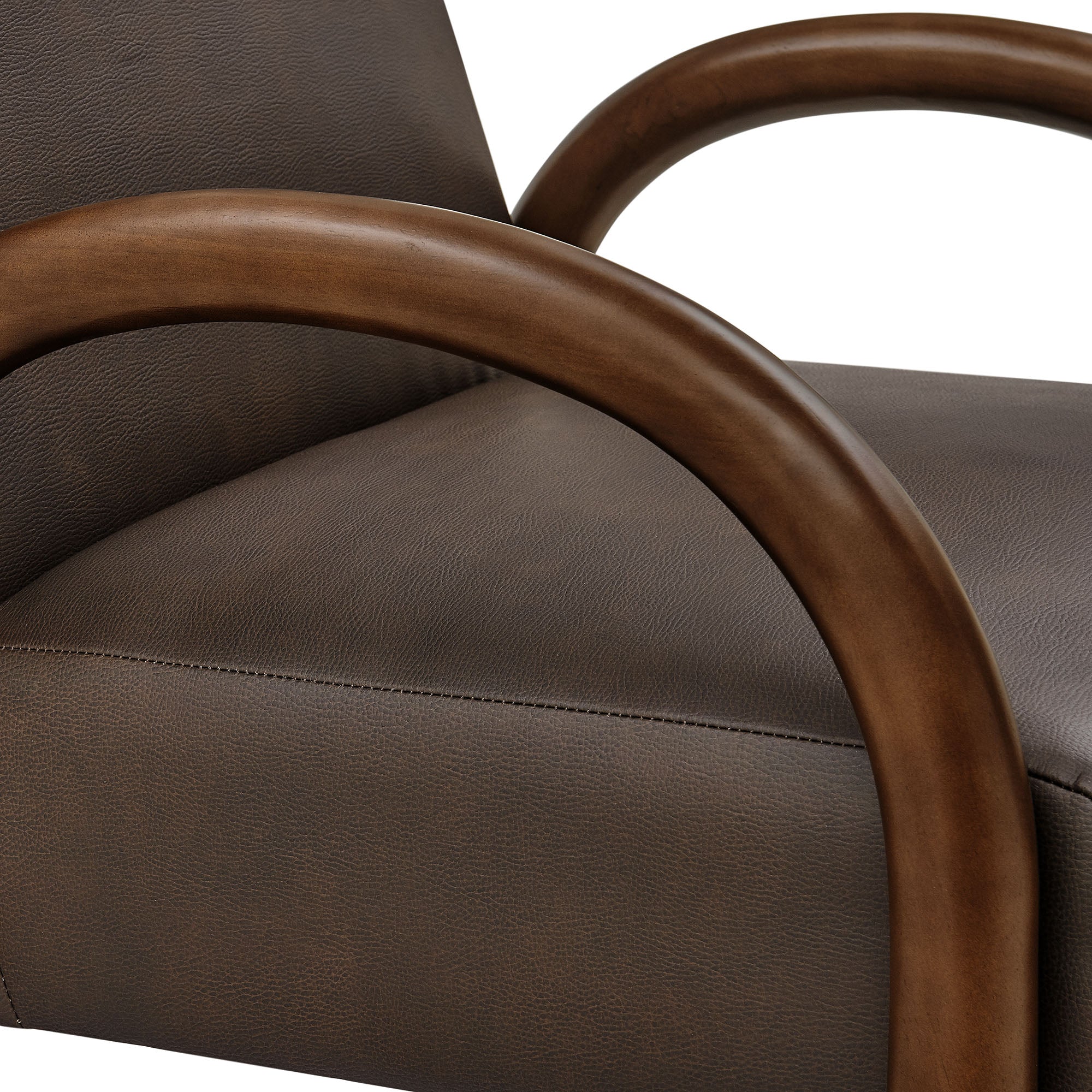 Lunet Faux Leather Upholstered Accent Chair by Modway - Image 5