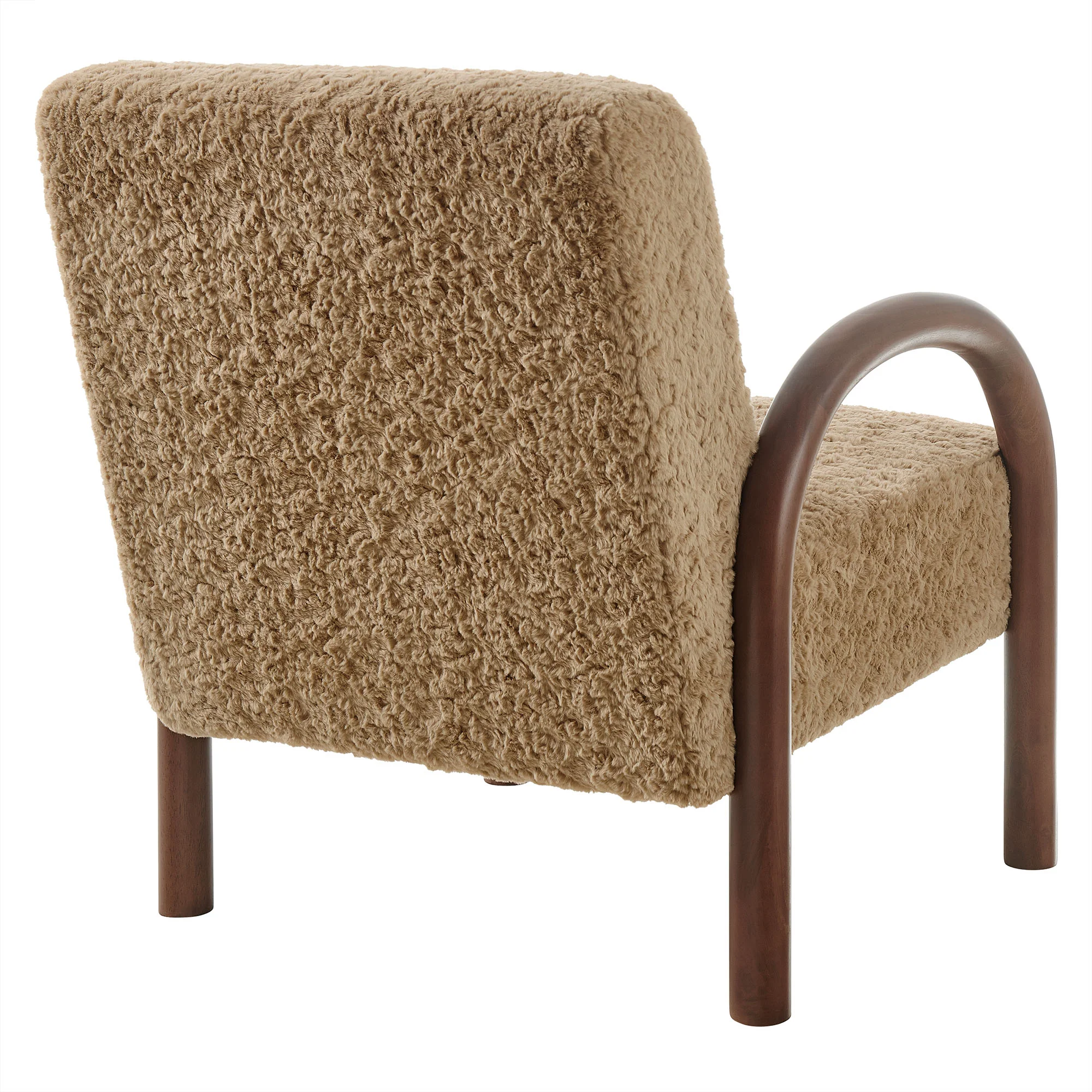 Lunet Faux Shearling Accent Armchair by Modway - Image 12