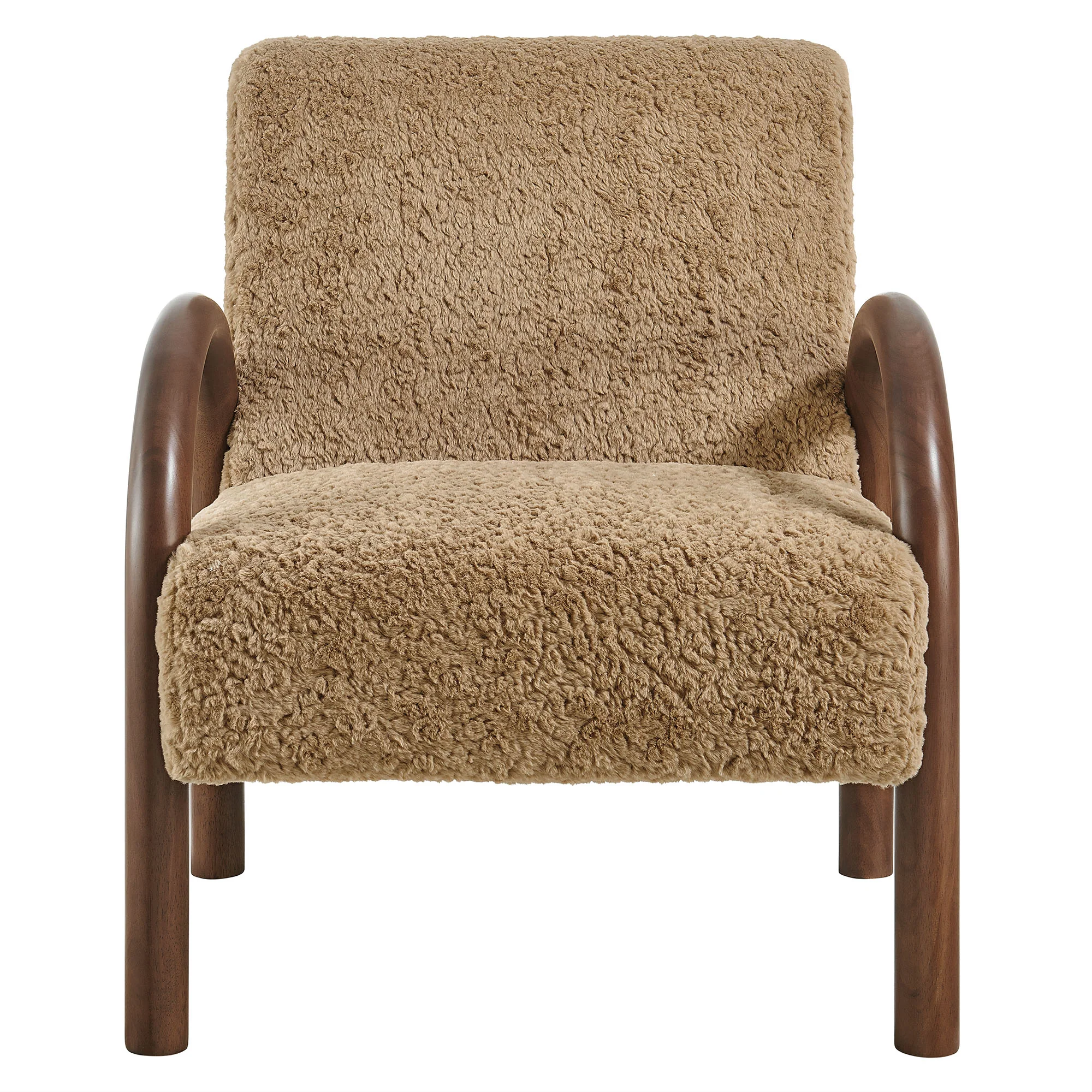 Lunet Faux Shearling Accent Armchair by Modway - Image 13