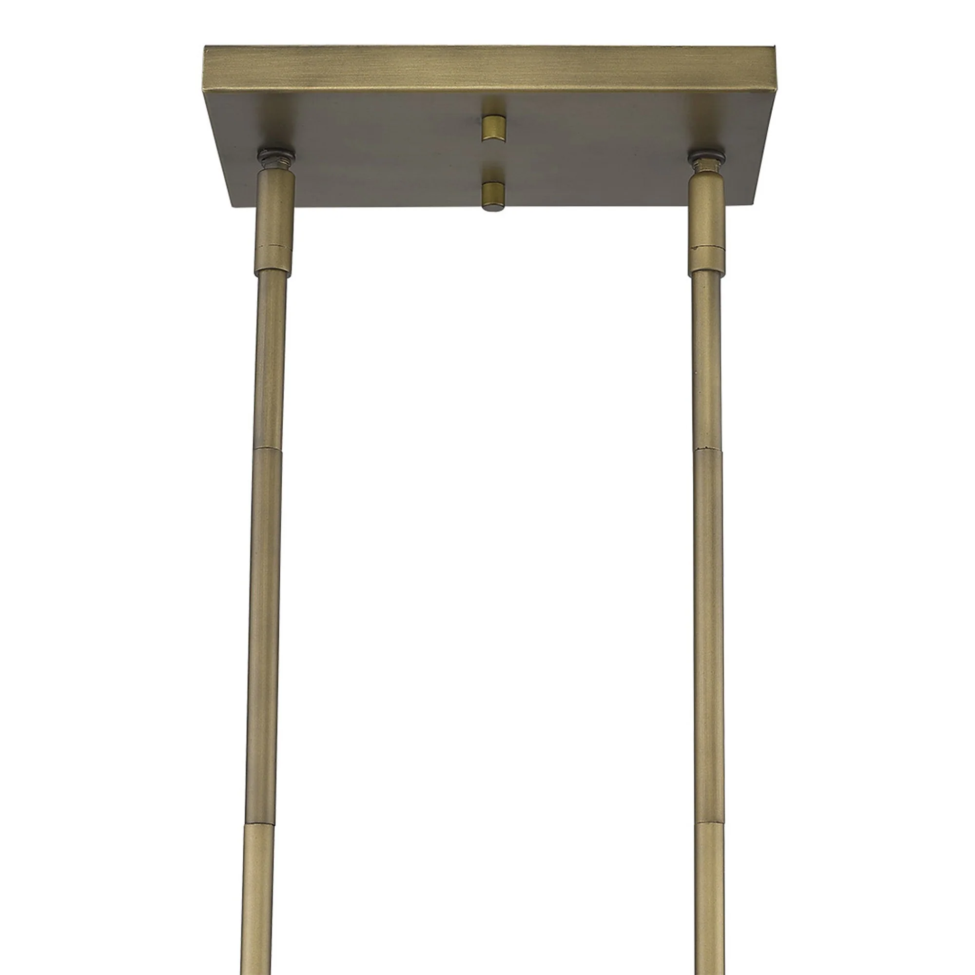 Lunette 10-Light Aged Brass Island Pendant By Homeroots - Image 7