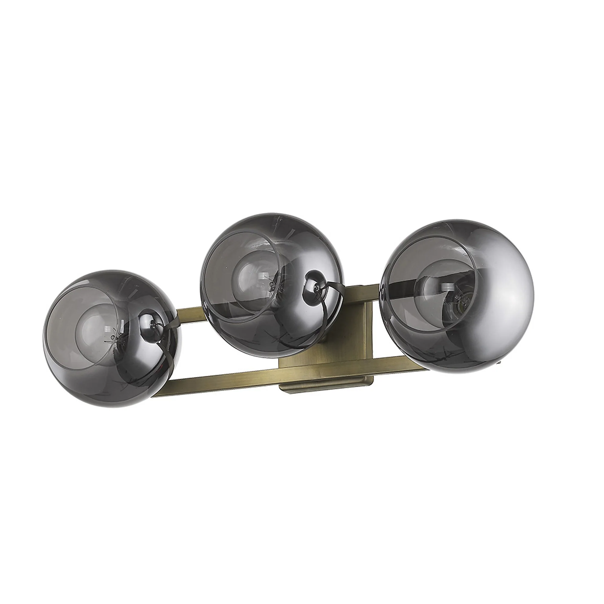 Lunette 3-Light Aged Brass Sconce By Homeroots - Image 5