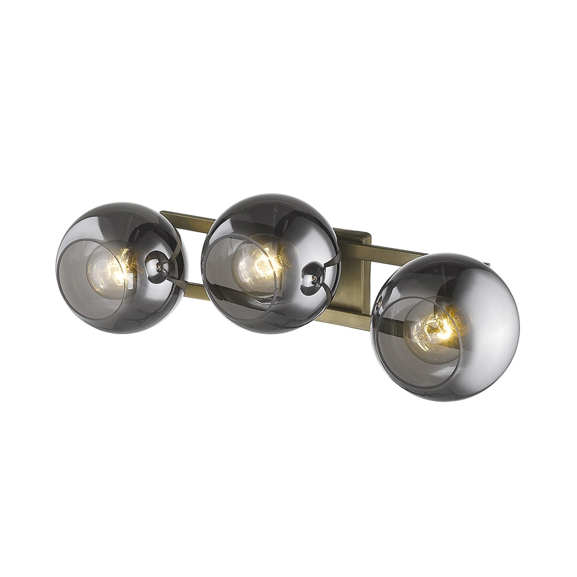 Lunette 3-Light Aged Brass Sconce By Homeroots - Image 7