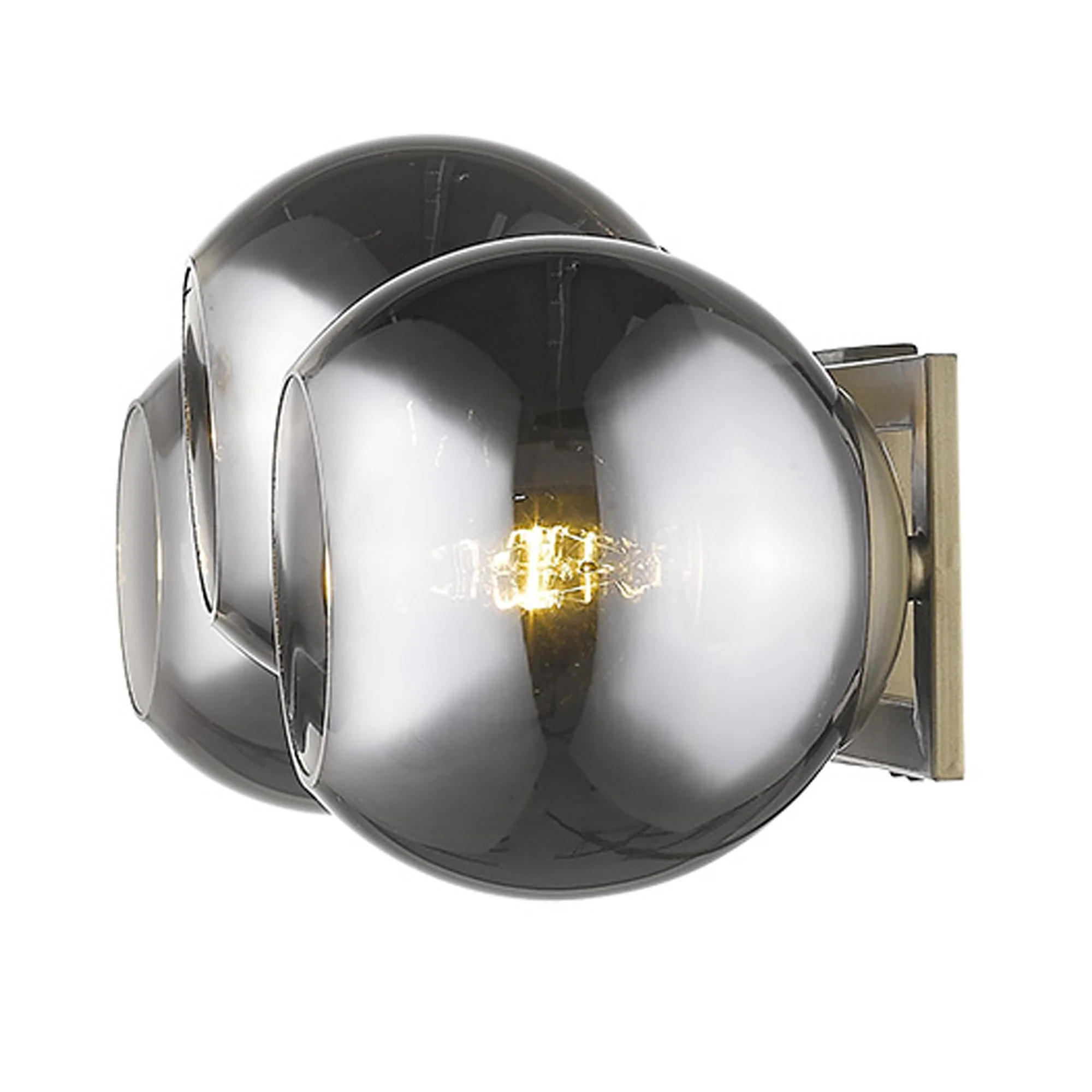 Lunette 3-Light Aged Brass Sconce By Homeroots - Image 8